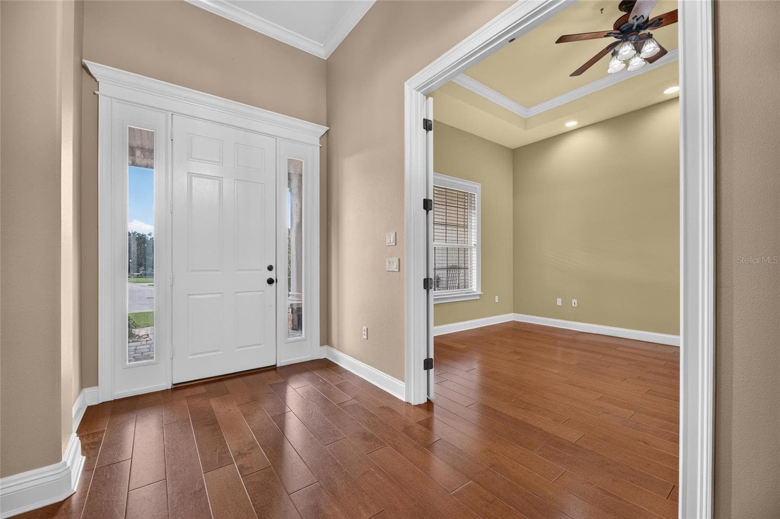 Office or Den when you first walk in off the foyer - 6408 WALKERS GLEN DR, LAKELAND