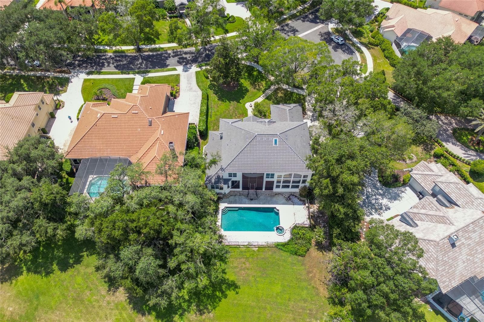 Aerial View from Lake Marietta - 672 STONEFIELD LOOP, LAKE MARY