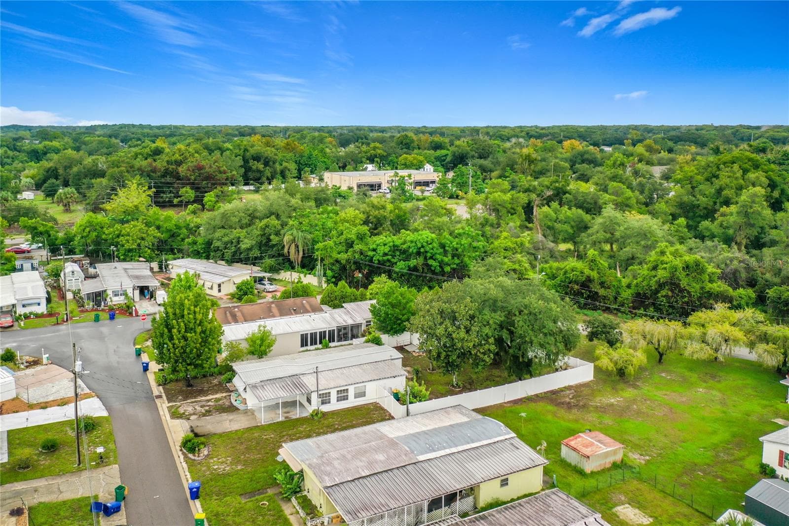 Aerial view side of property - 1514 RIDGE RD, TAVARES