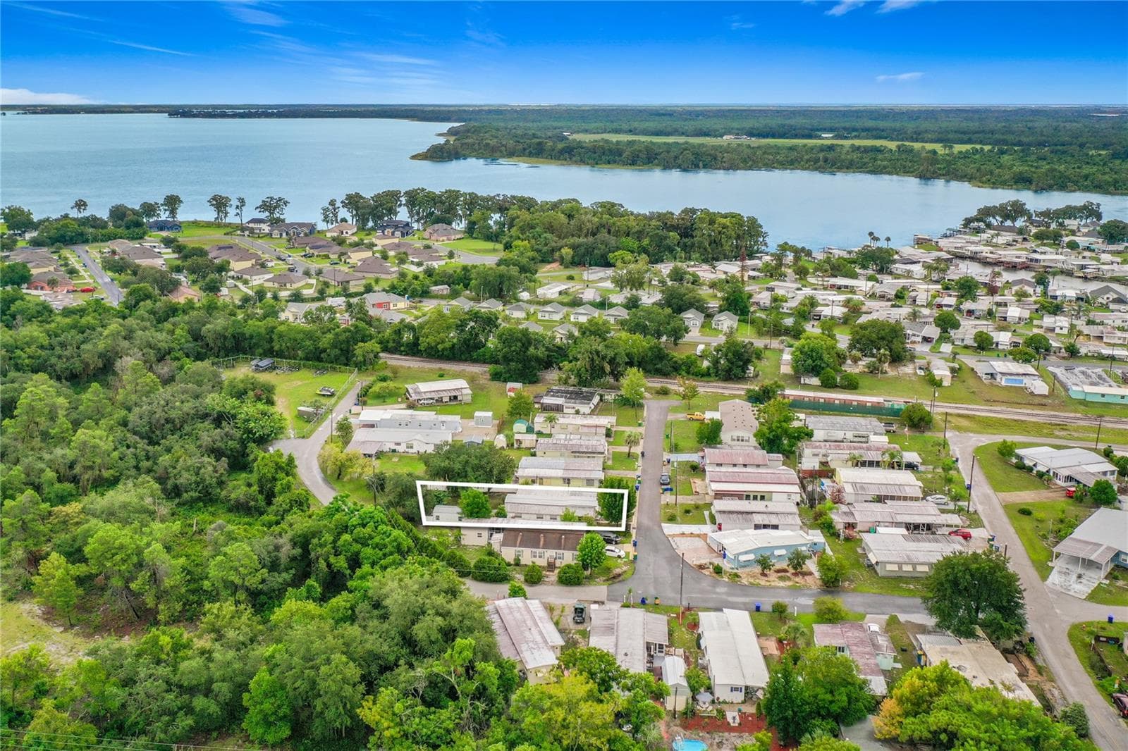 Aerial Outline of Property - 1514 RIDGE RD, TAVARES