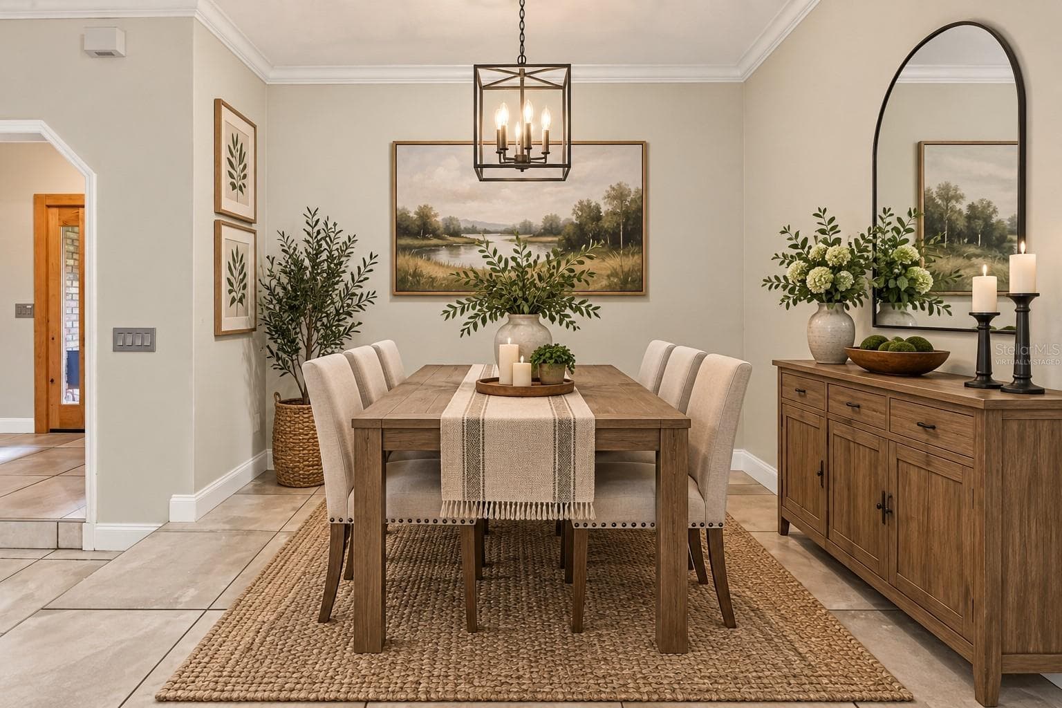 DINING ROOM *virtually staged - 1530 W BERESFORD RD, DELAND