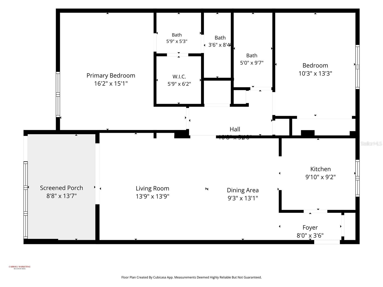 Floor Plan - 13626 GREENFIELD DR #109, TAMPA