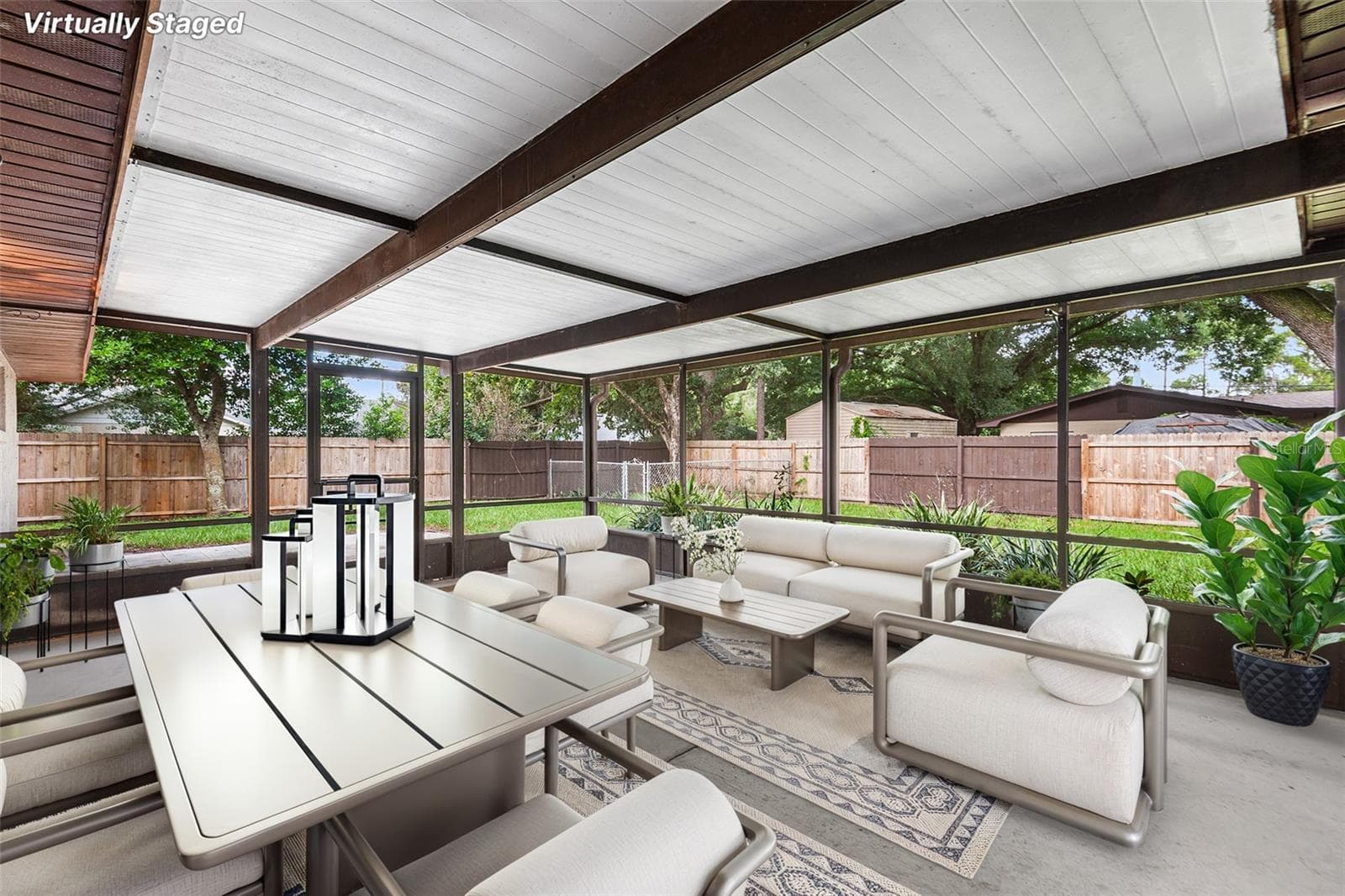 Staged Covered & screened Lanai - 216 SHORE LOOP, WINTER HAVEN