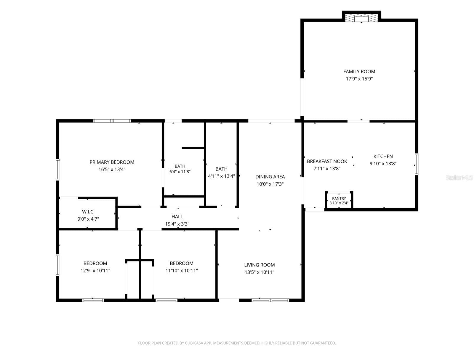Floor Plan w/ dimensions - 216 SHORE LOOP, WINTER HAVEN