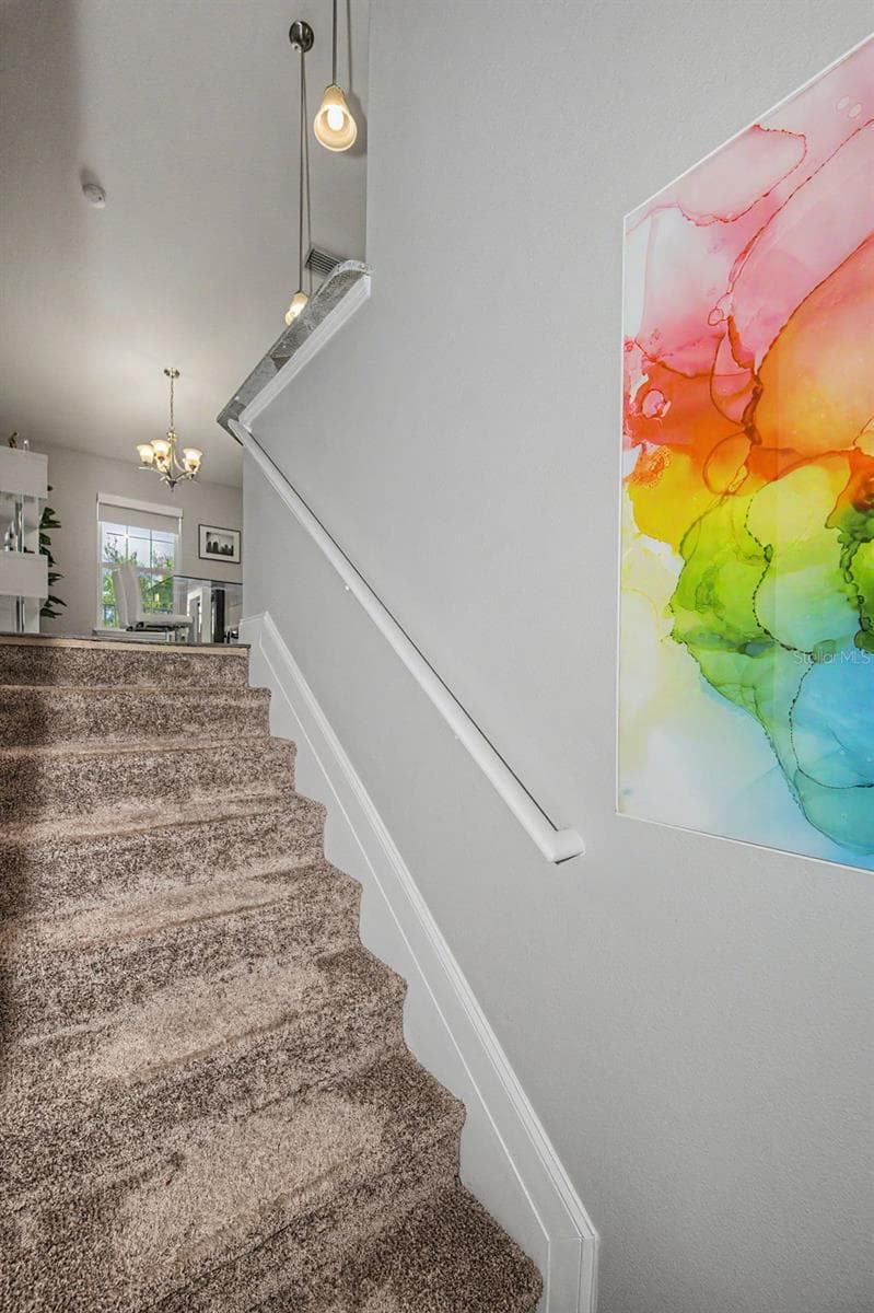 Stairs Leading up to living space - 7001 INTERBAY BLVD #142, TAMPA