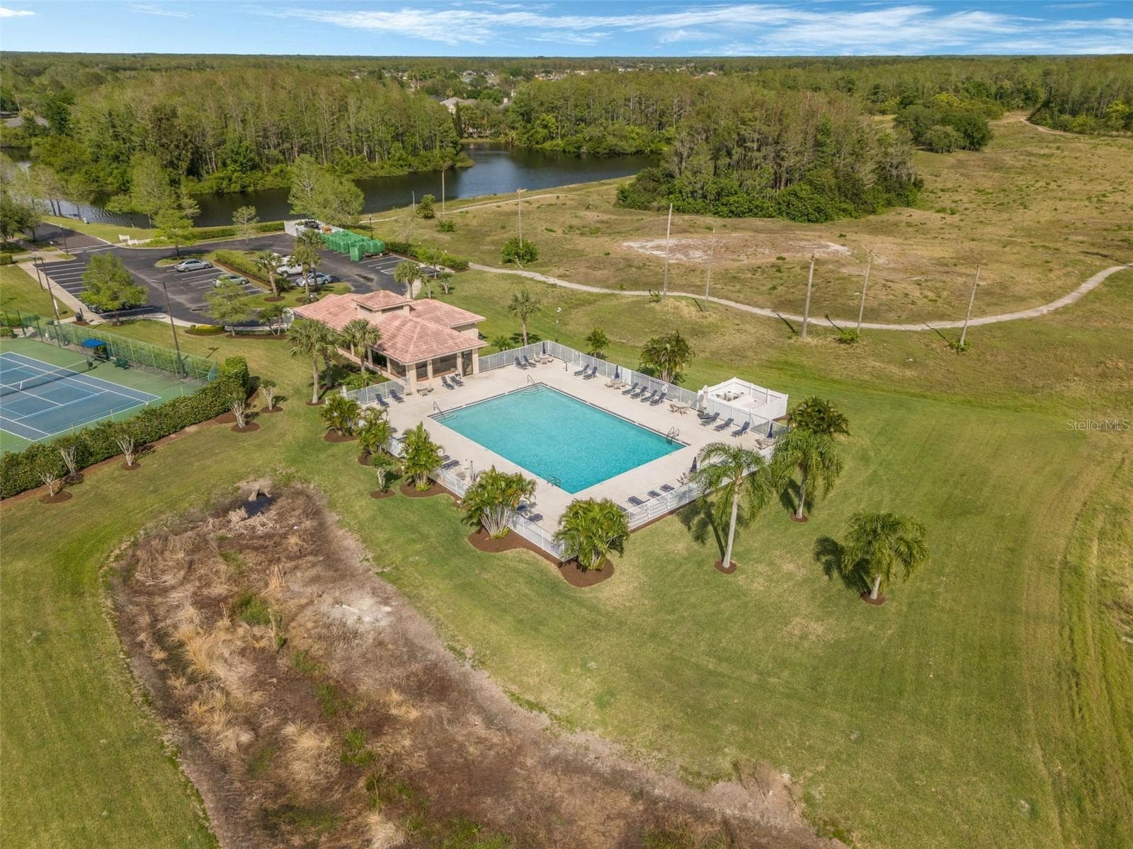 Community Pool and Tennis Courts - 14639 RIVIERA POINTE DR, ORLANDO