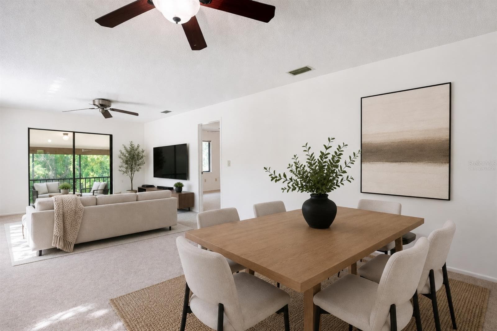 virtually staged - 612 BALDWIN AVE #C, SAFETY HARBOR