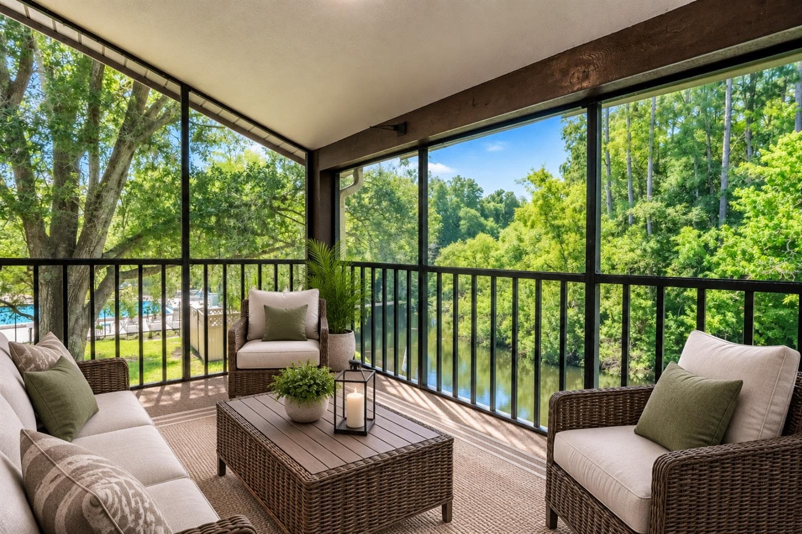 virtually staged - 612 BALDWIN AVE #C, SAFETY HARBOR
