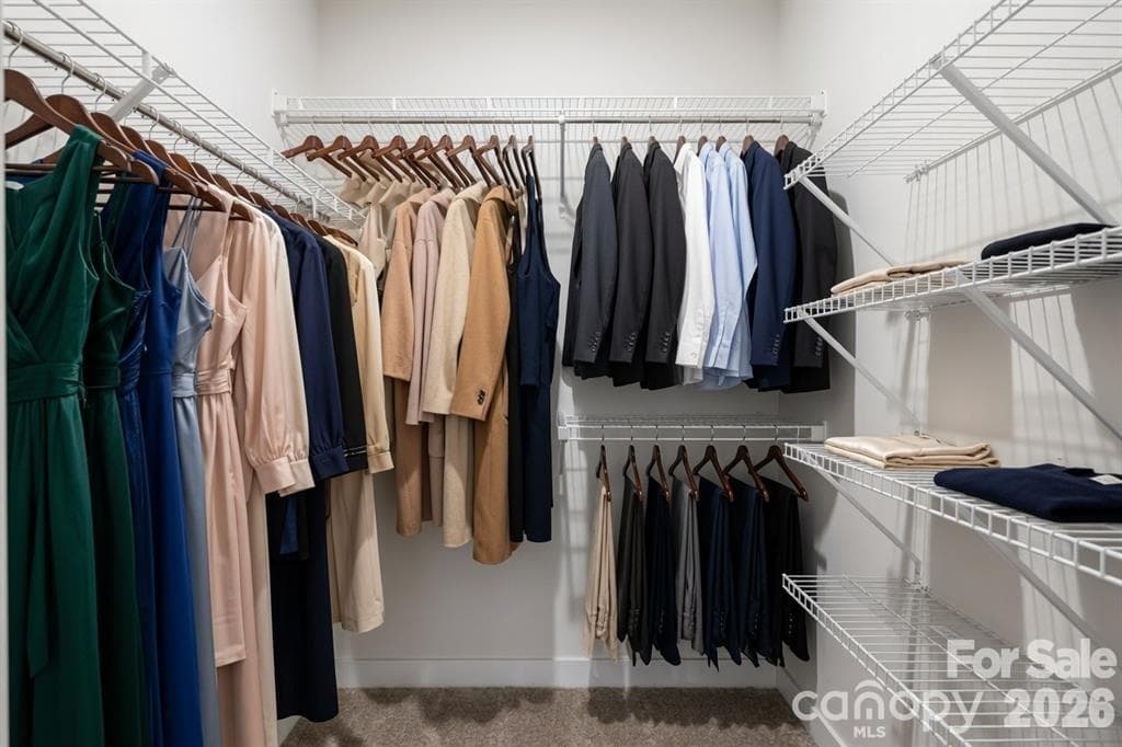 Primary closet - 563 Nantahala Drive, Charlotte