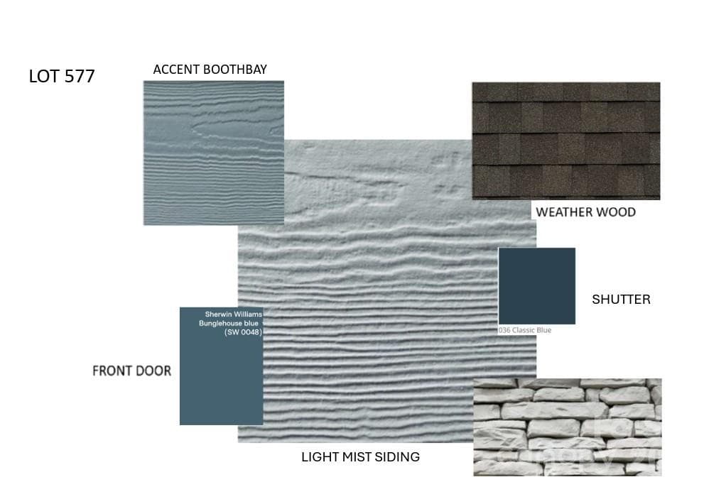 Exterior selections - 4022 Puddle Pond Road, Indian Trail