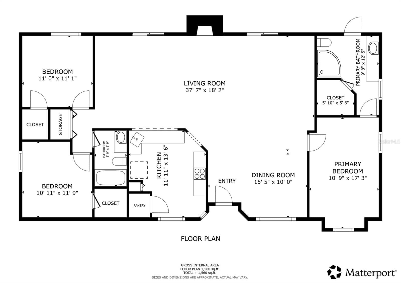 Floor Plan - 2579 STARDUST AVE, EUSTIS