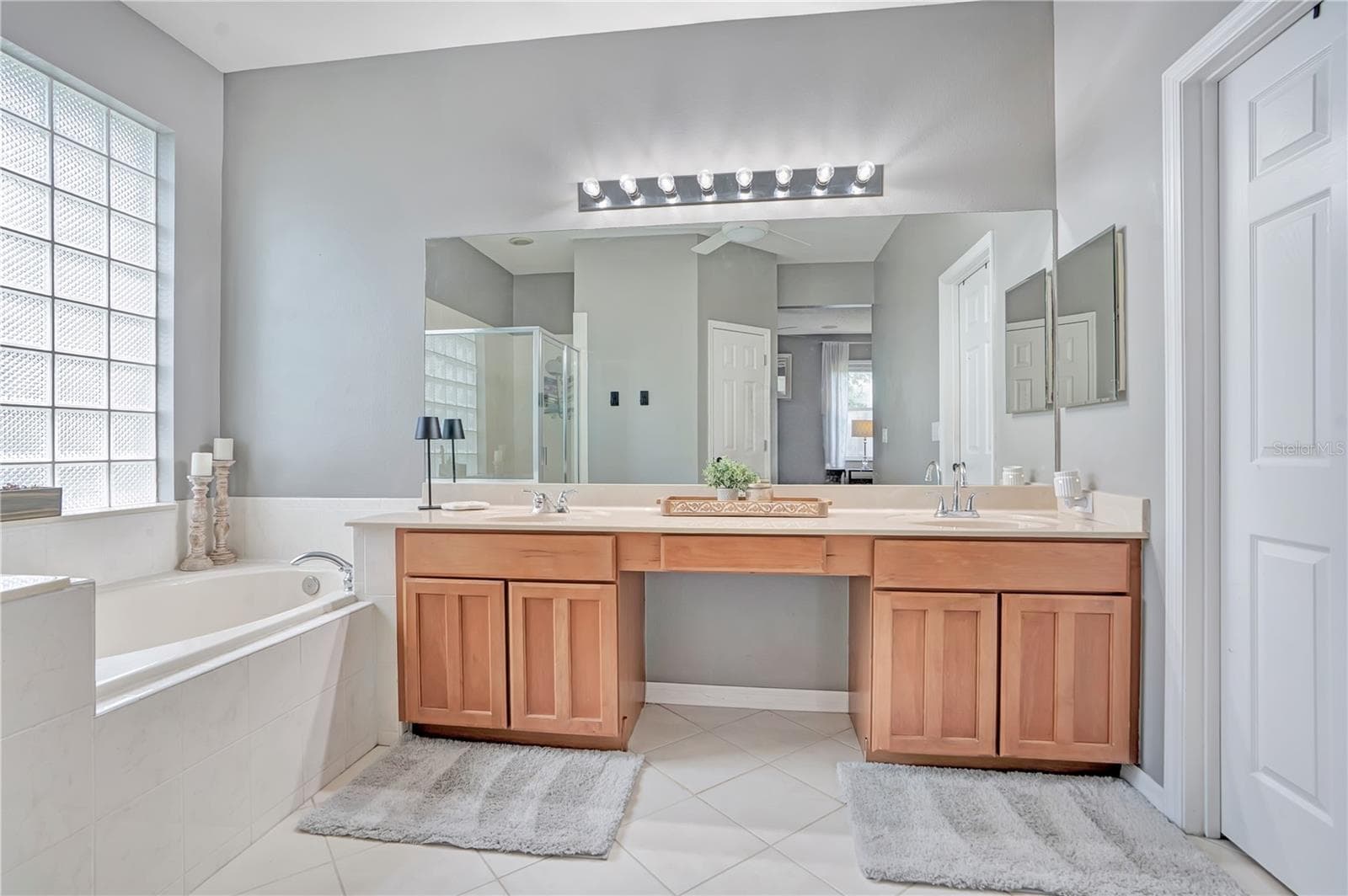 Primary Bathroom with Double Sink - 4610 REDMOND PL, SANFORD
