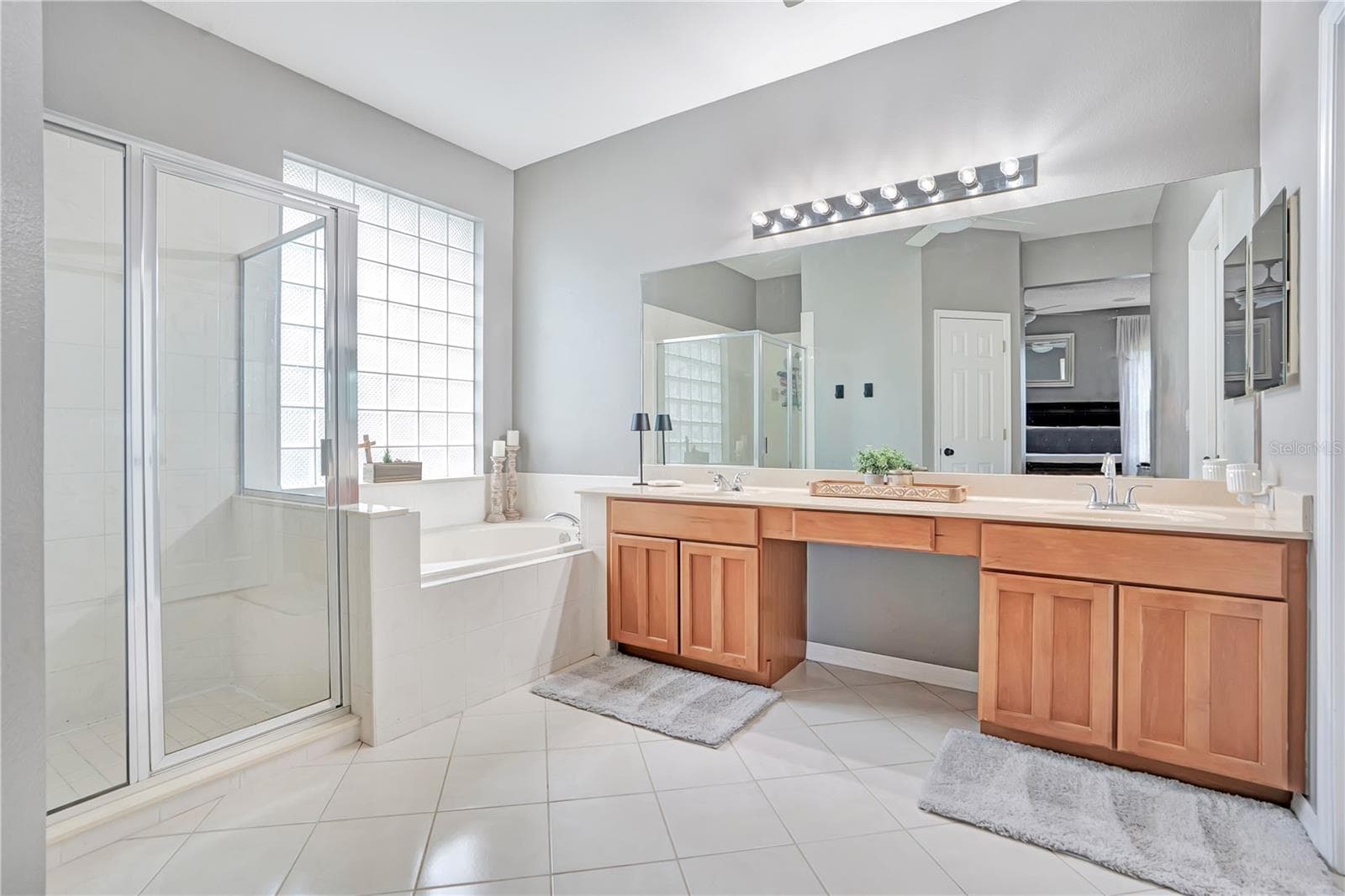 Primary Bathroom with Garden Tub and Separate Shower - 4610 REDMOND PL, SANFORD