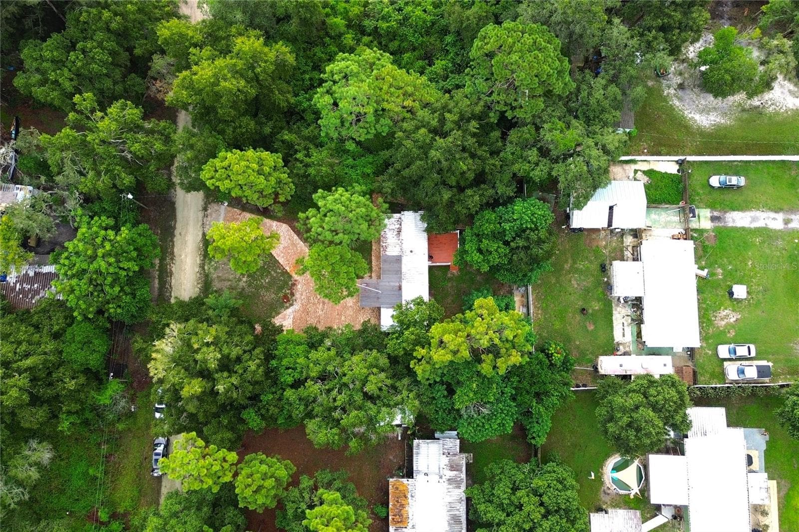 AERIAL VIEW - 6934 AZLEE AVE, NEW PORT RICHEY