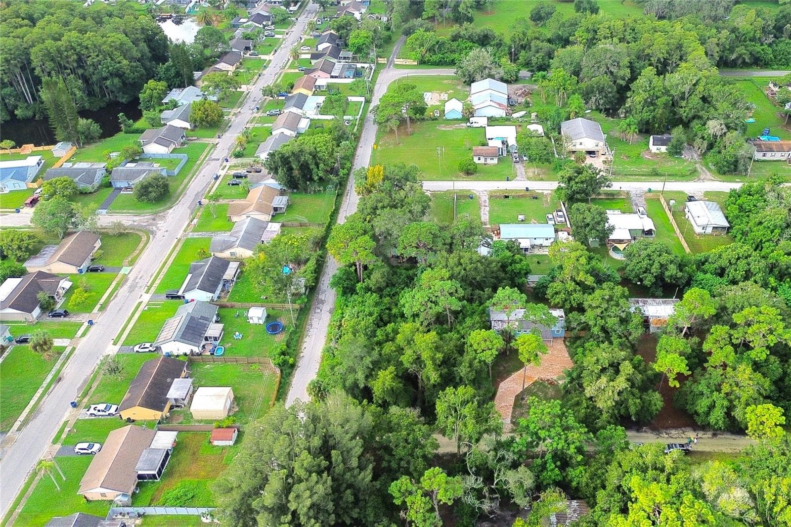 AERIAL VIEW - 6934 AZLEE AVE, NEW PORT RICHEY
