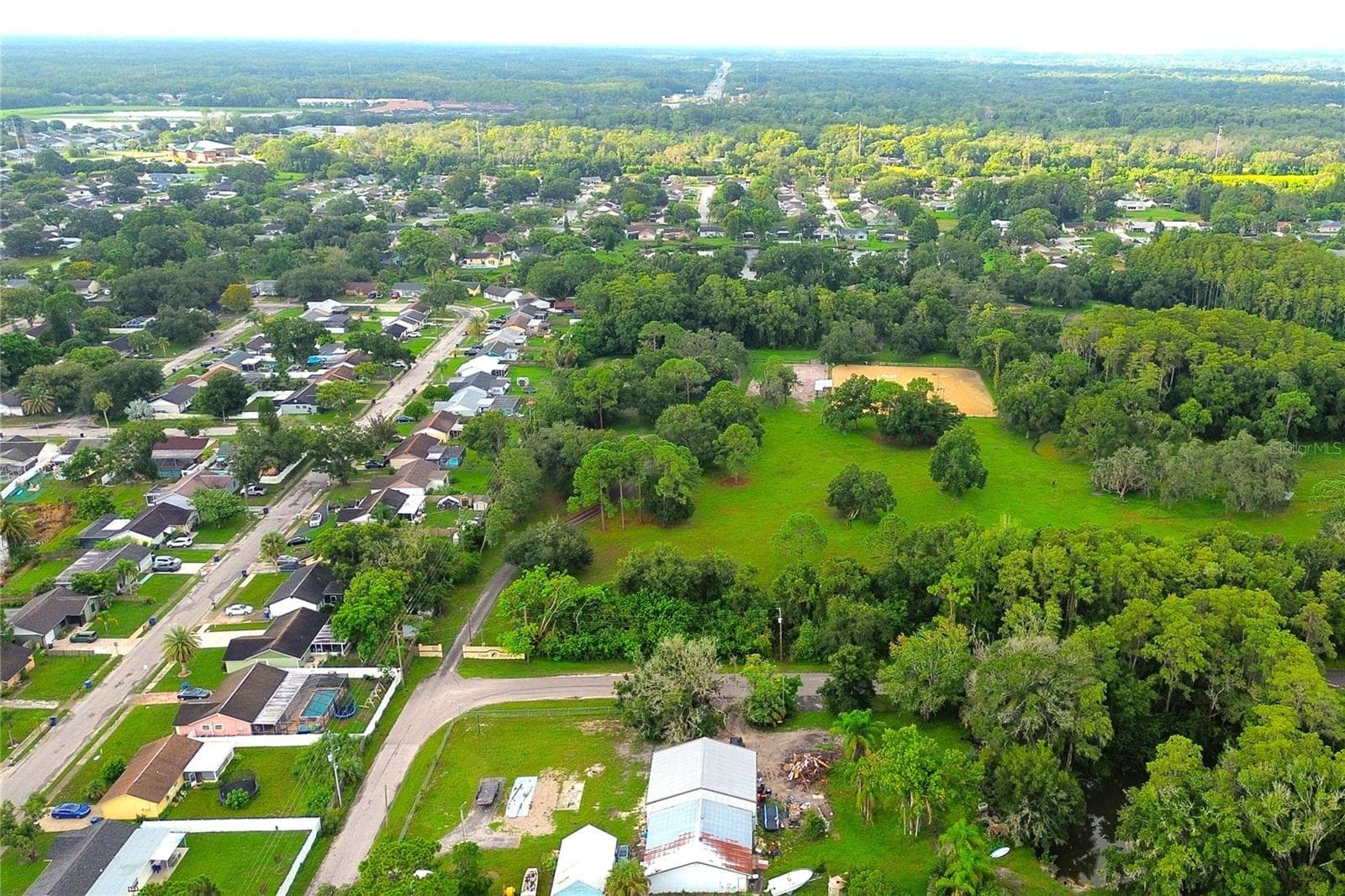 AERIAL VIEW - 6934 AZLEE AVE, NEW PORT RICHEY