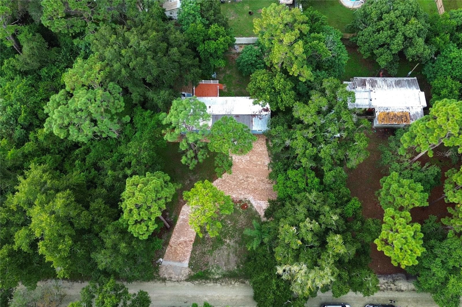 AERIAL VIEW - 6934 AZLEE AVE, NEW PORT RICHEY