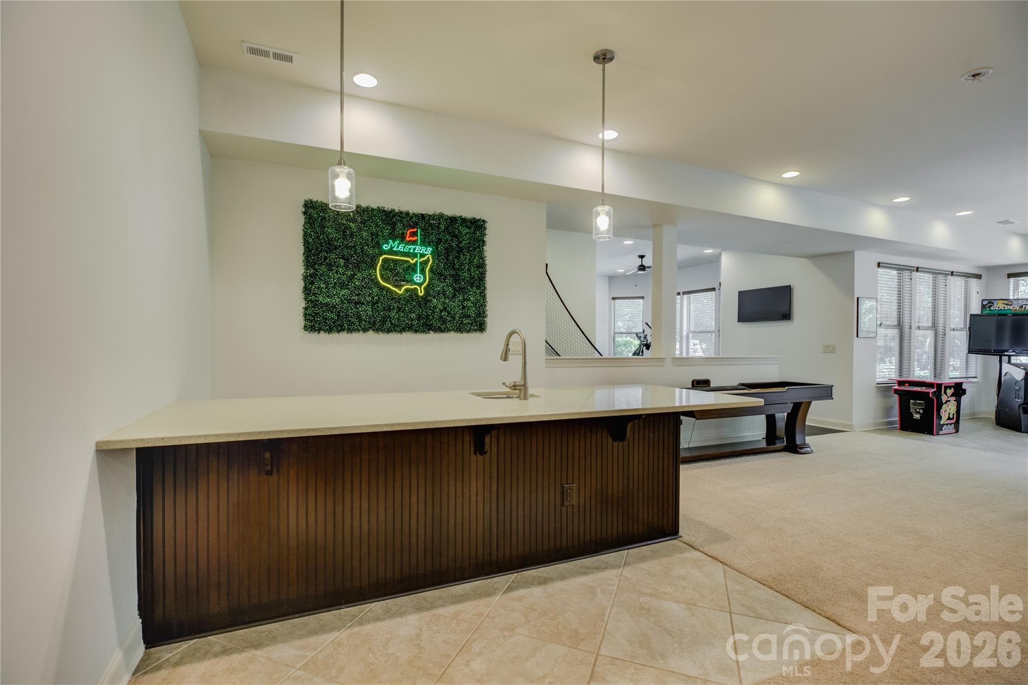 The lower level is perfect for entertaining family and friends. - 2324 Sommerton Glen, Indian Land