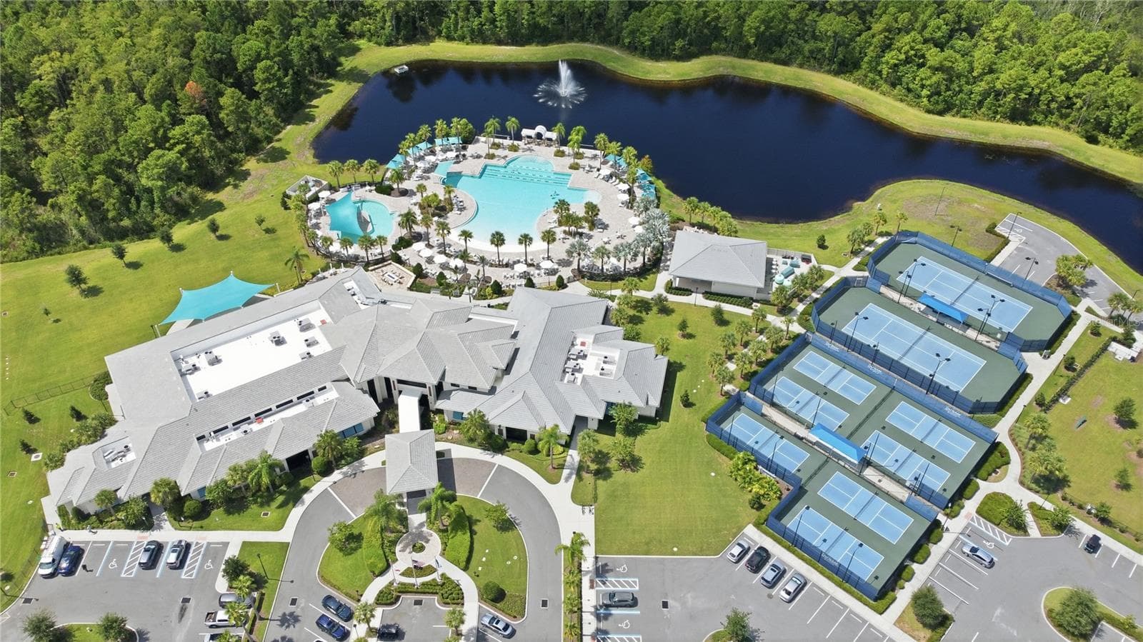 Overhead Shot Of Club House Outdoor Amenities - 2511 PINE PRESERVE CT, ST CLOUD