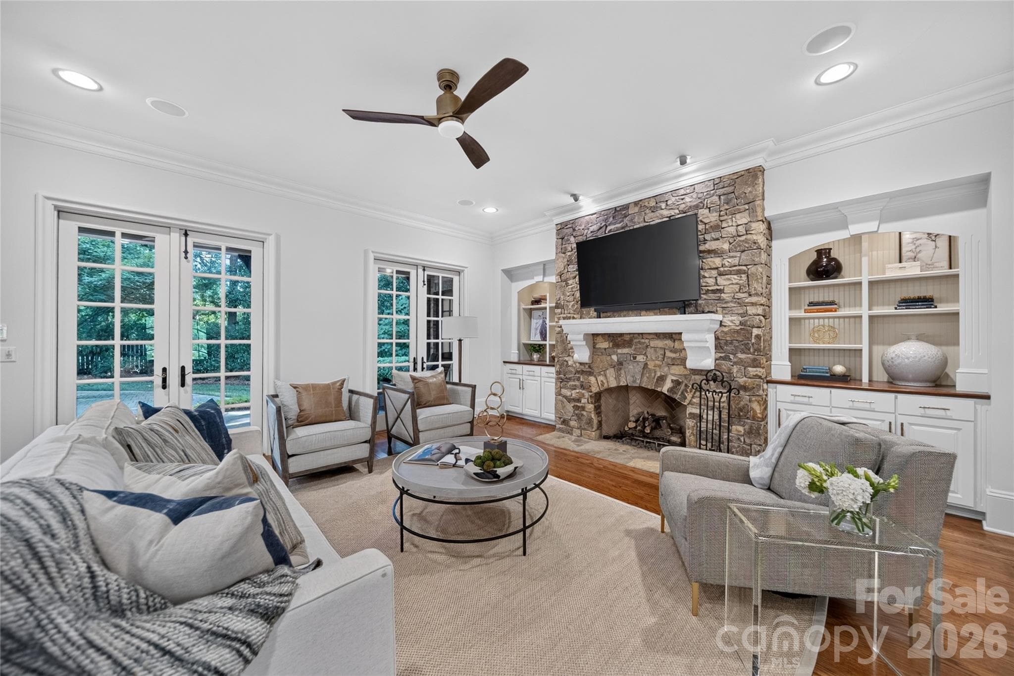 Family Room - 229 Wrenwood Lane, Charlotte