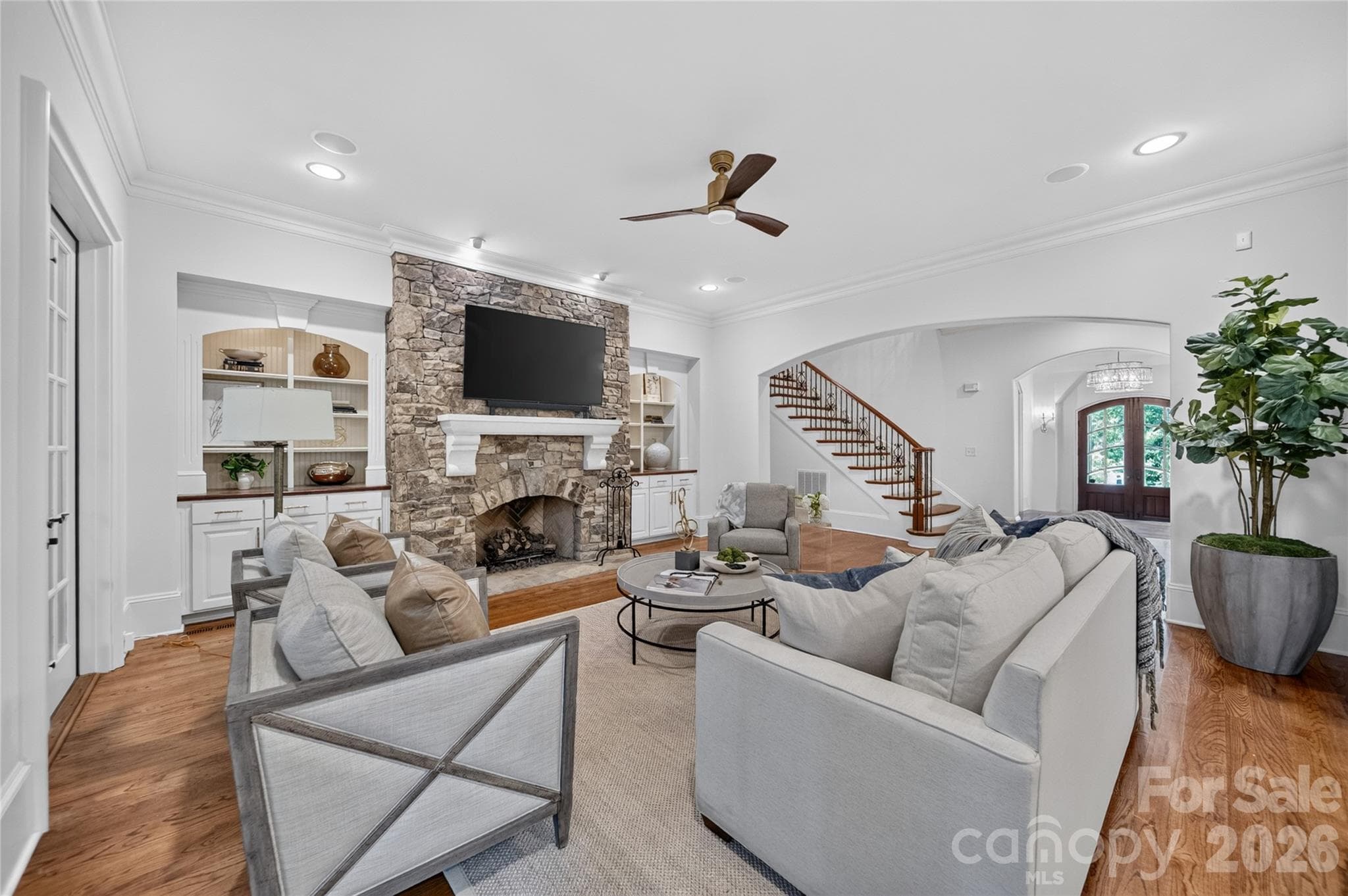 Family Room - 229 Wrenwood Lane, Charlotte