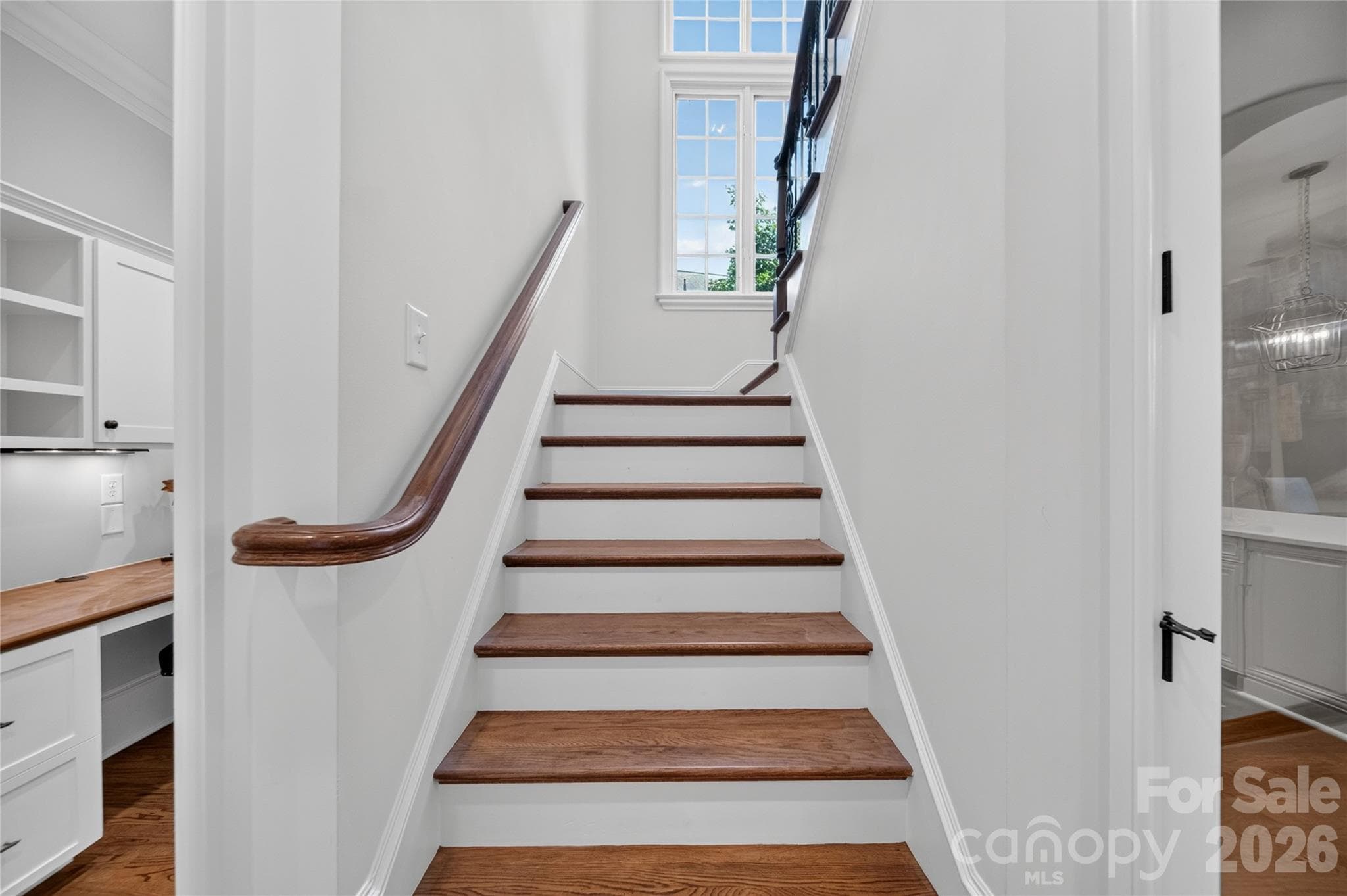 Back Staircase - 229 Wrenwood Lane, Charlotte