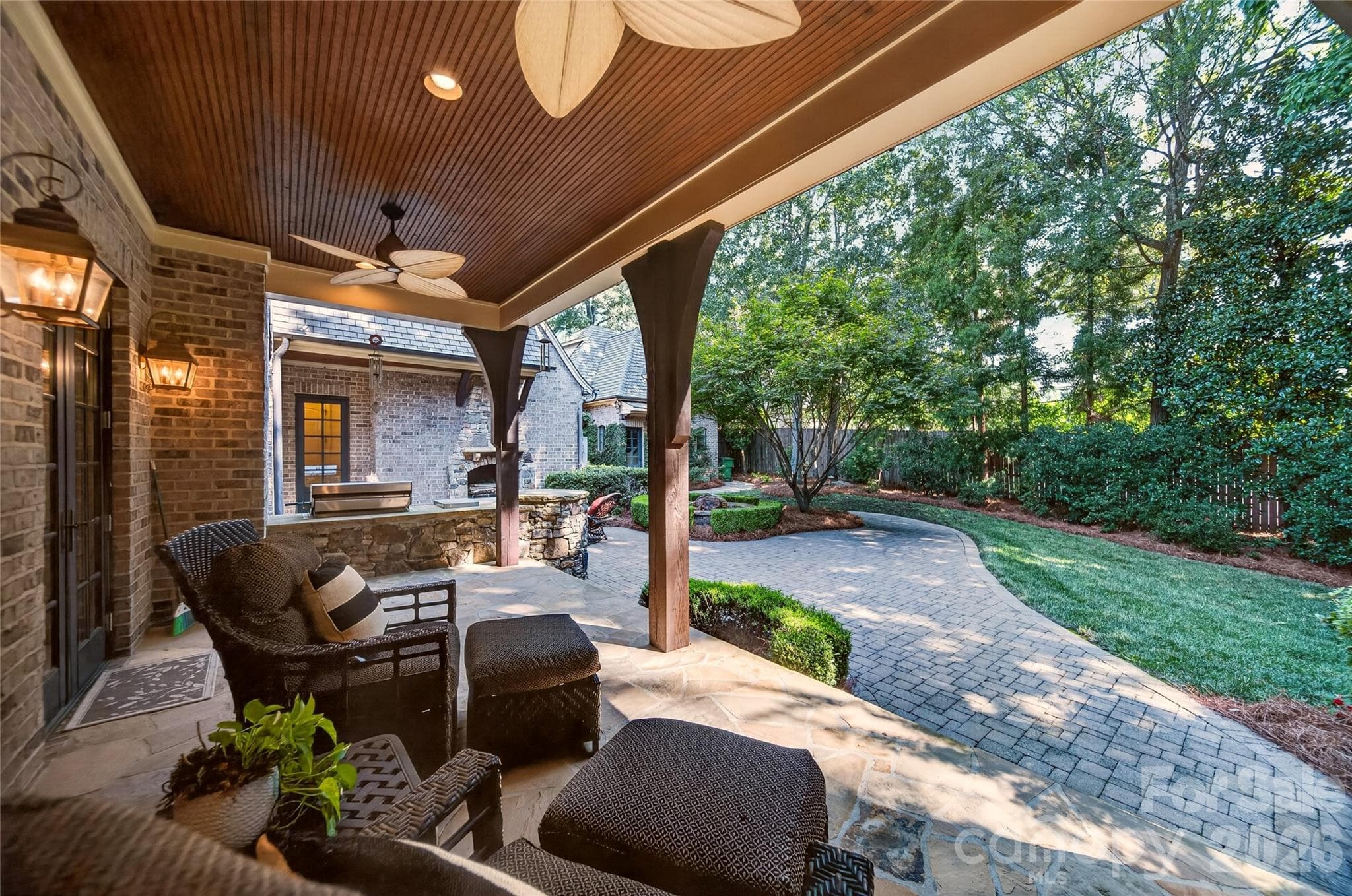 Covered Back Porch - 229 Wrenwood Lane, Charlotte