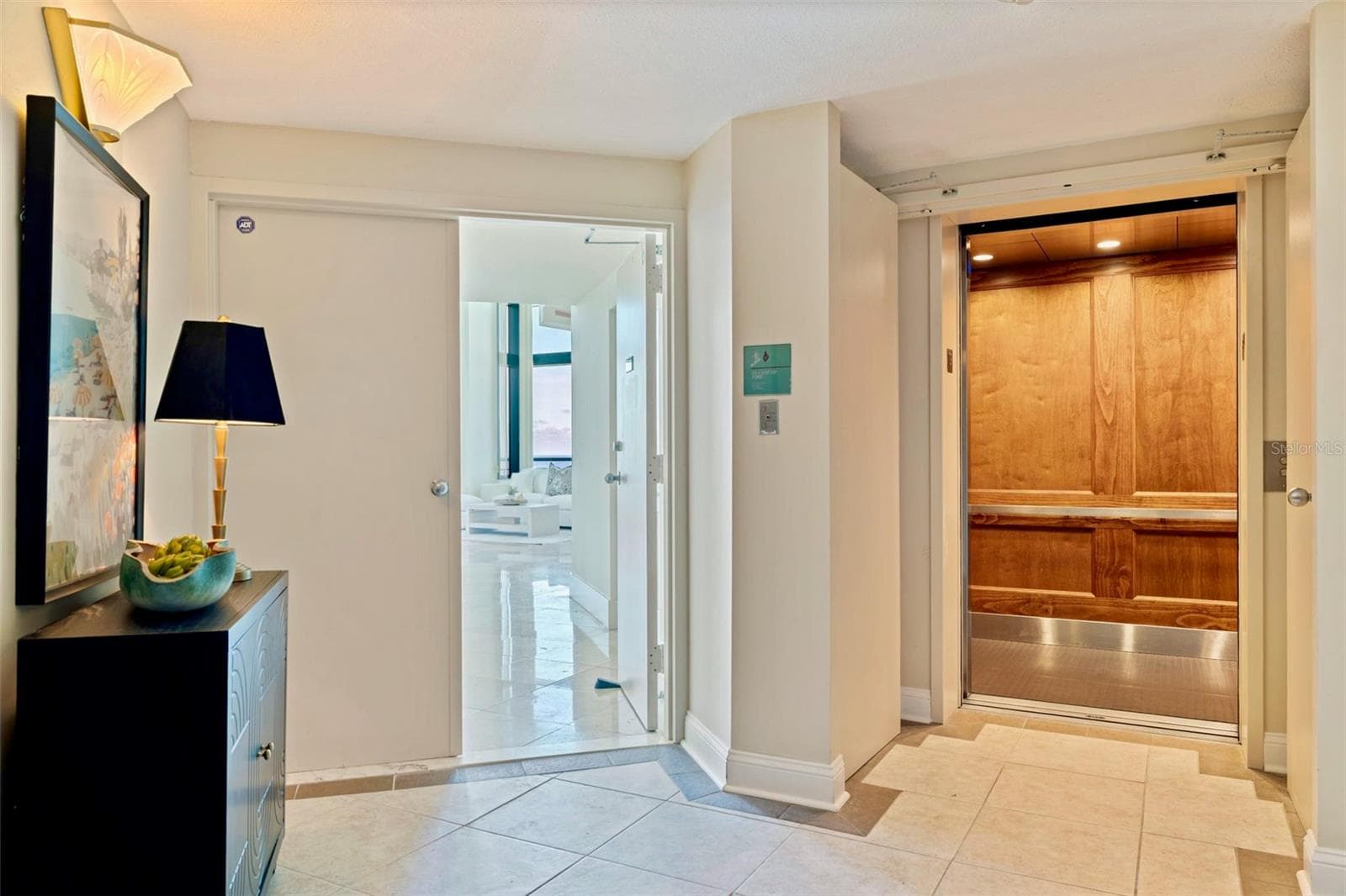 From your elevator into your residence - 1520 GULF BLVD #1901, CLEARWATER