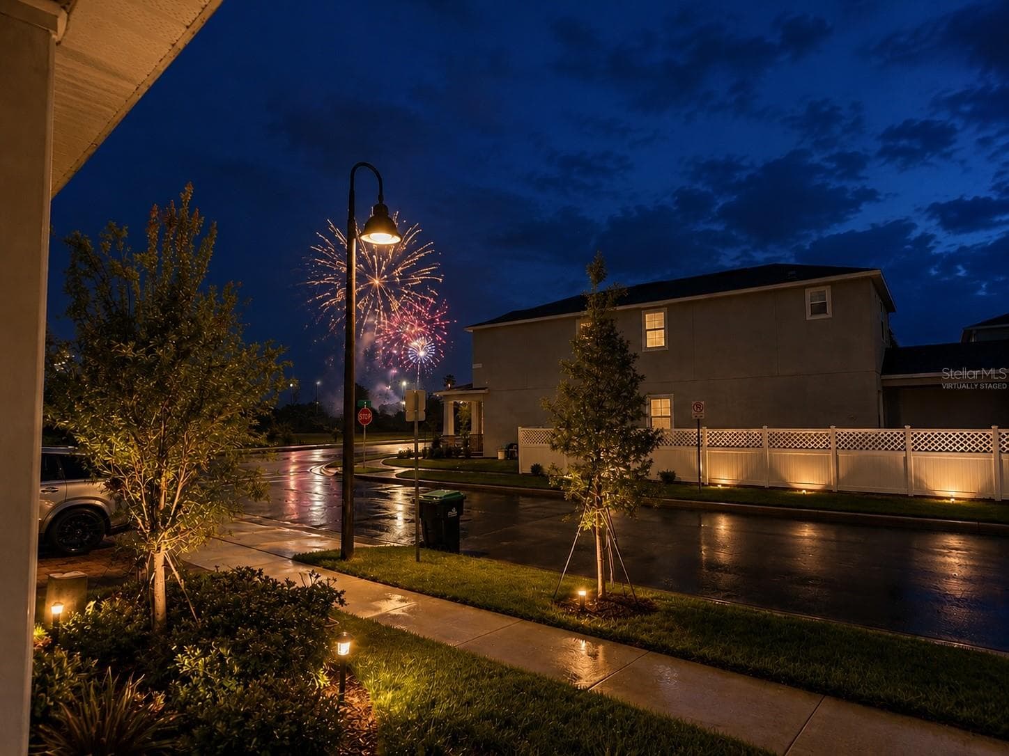 Virtually Staged-Front Porch Fireworks Views - 15652 GENTLE RAIN DR, WINTER GARDEN