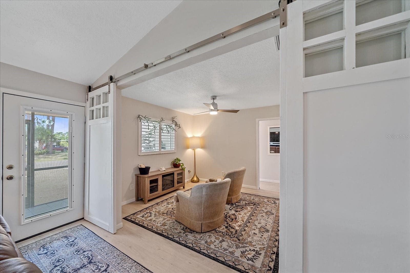 barn doors to flex room - 1488 JUPITER RD, VENICE