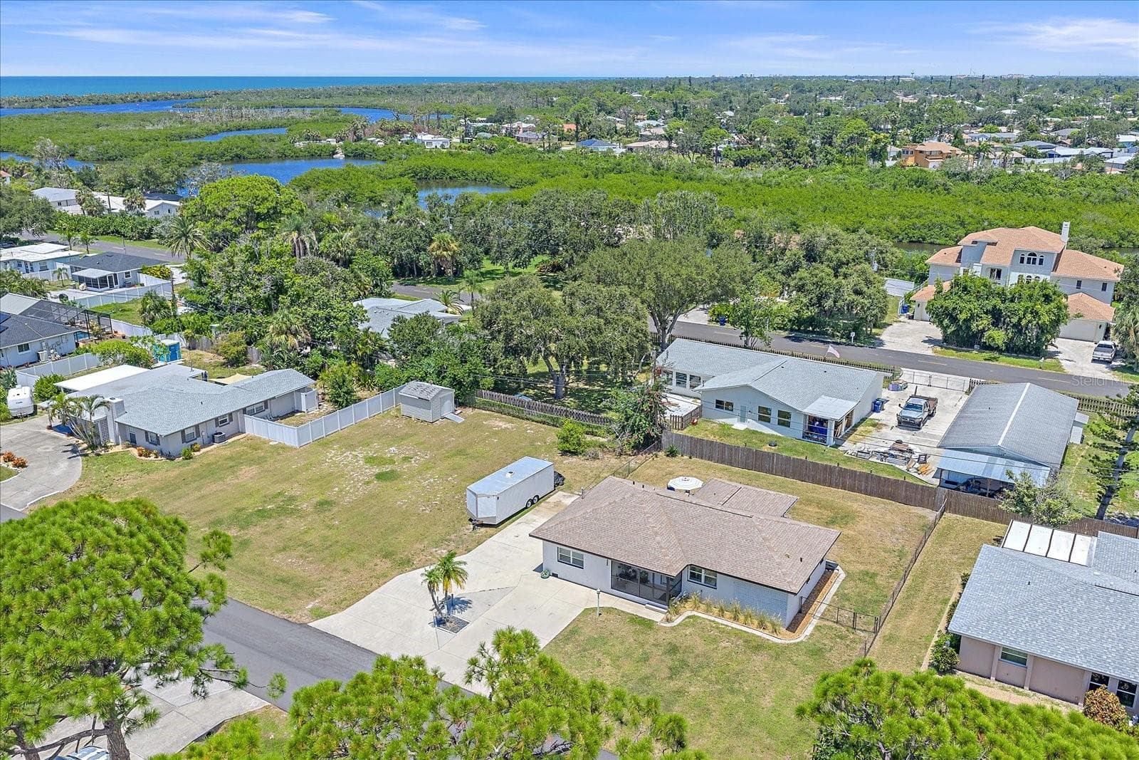 lot and house lot, North view - 1488 JUPITER RD, VENICE
