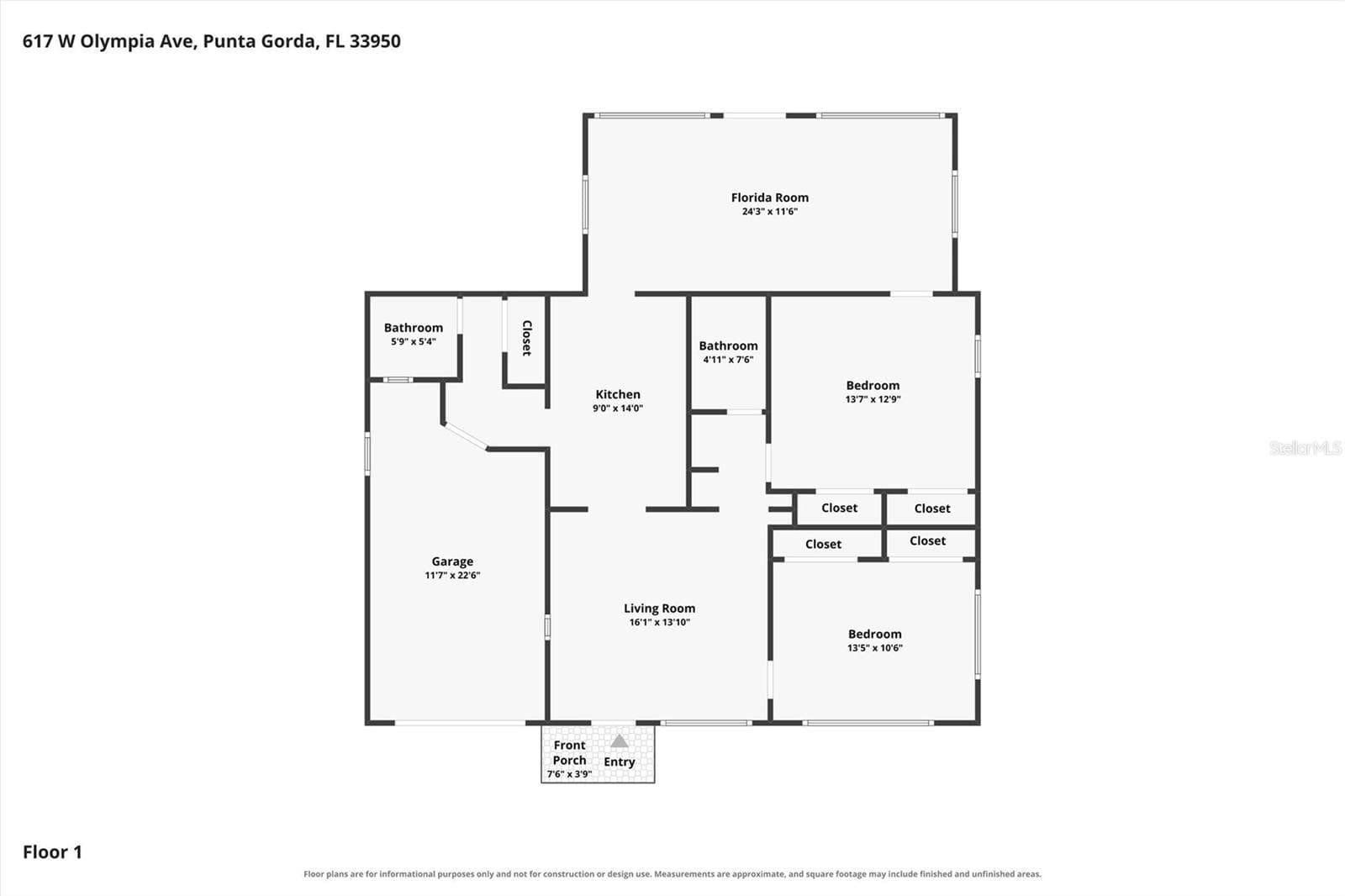 Single Family Residence at 617 W OLYMPIA AVE, PUNTA GORDA, photo 3 of 65