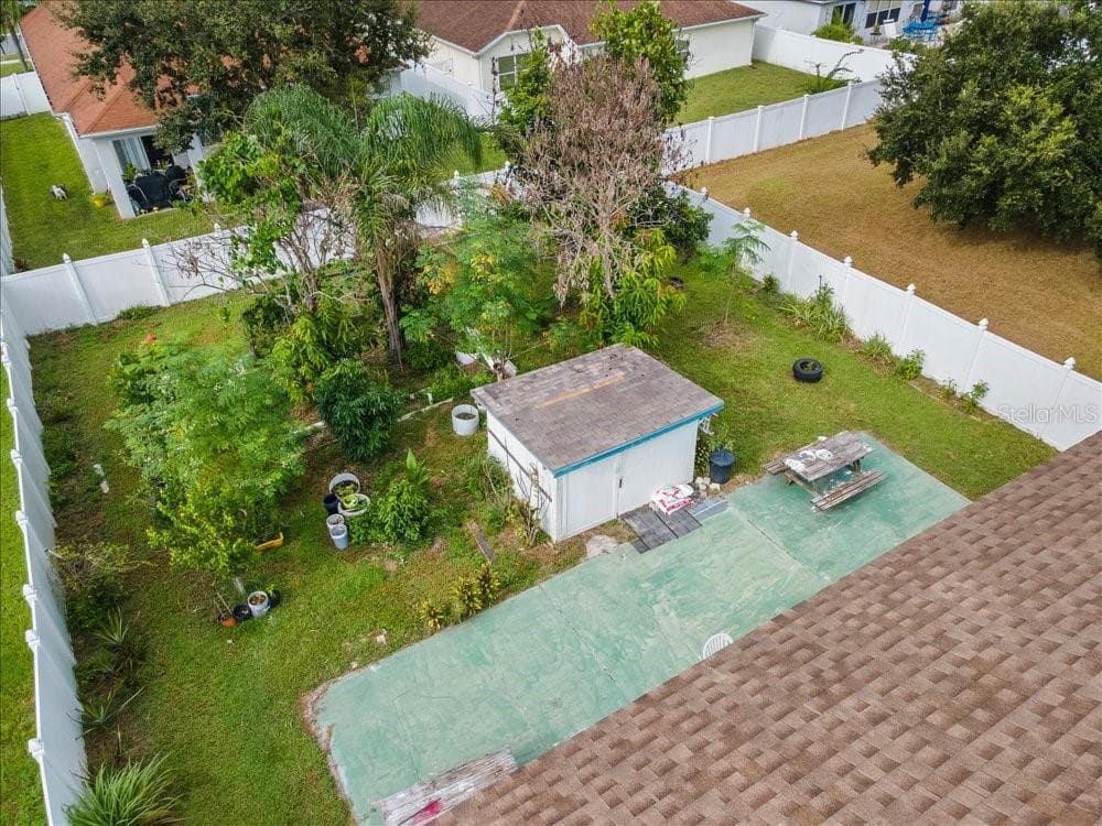 Backyard Aerial - 3531 LINNET CT, KISSIMMEE