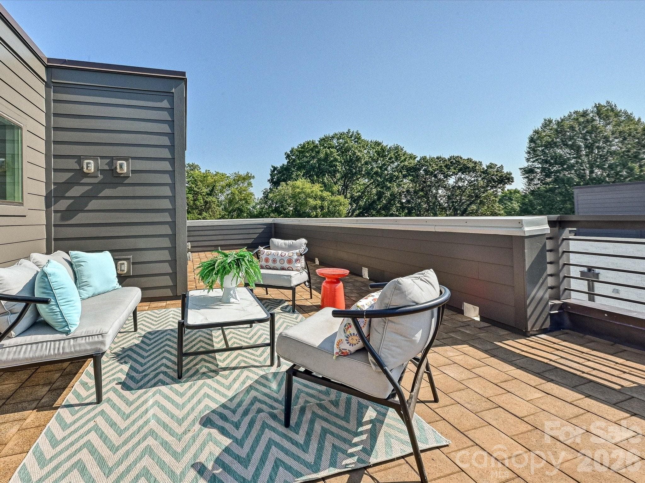 Stunning rooftop terrace - 1107 Reece Road, Charlotte