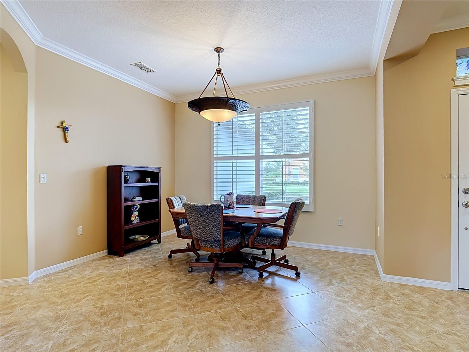 Dining Room w. Plantation Shutters - 320 SORRENTO RD, POINCIANA