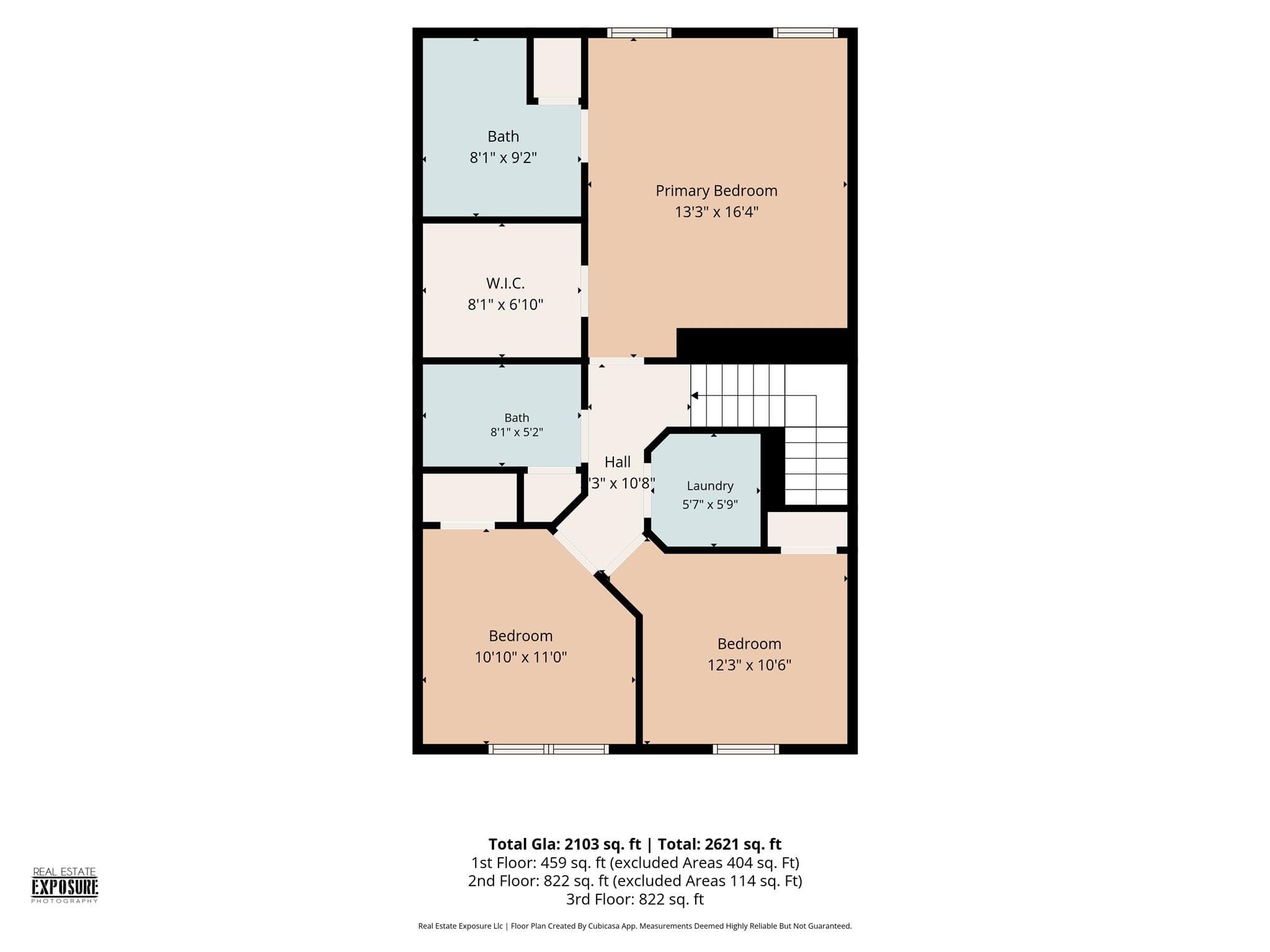Bedroom/laundry room level 3 - 2586 Grantham Place Drive, Fort Mill
