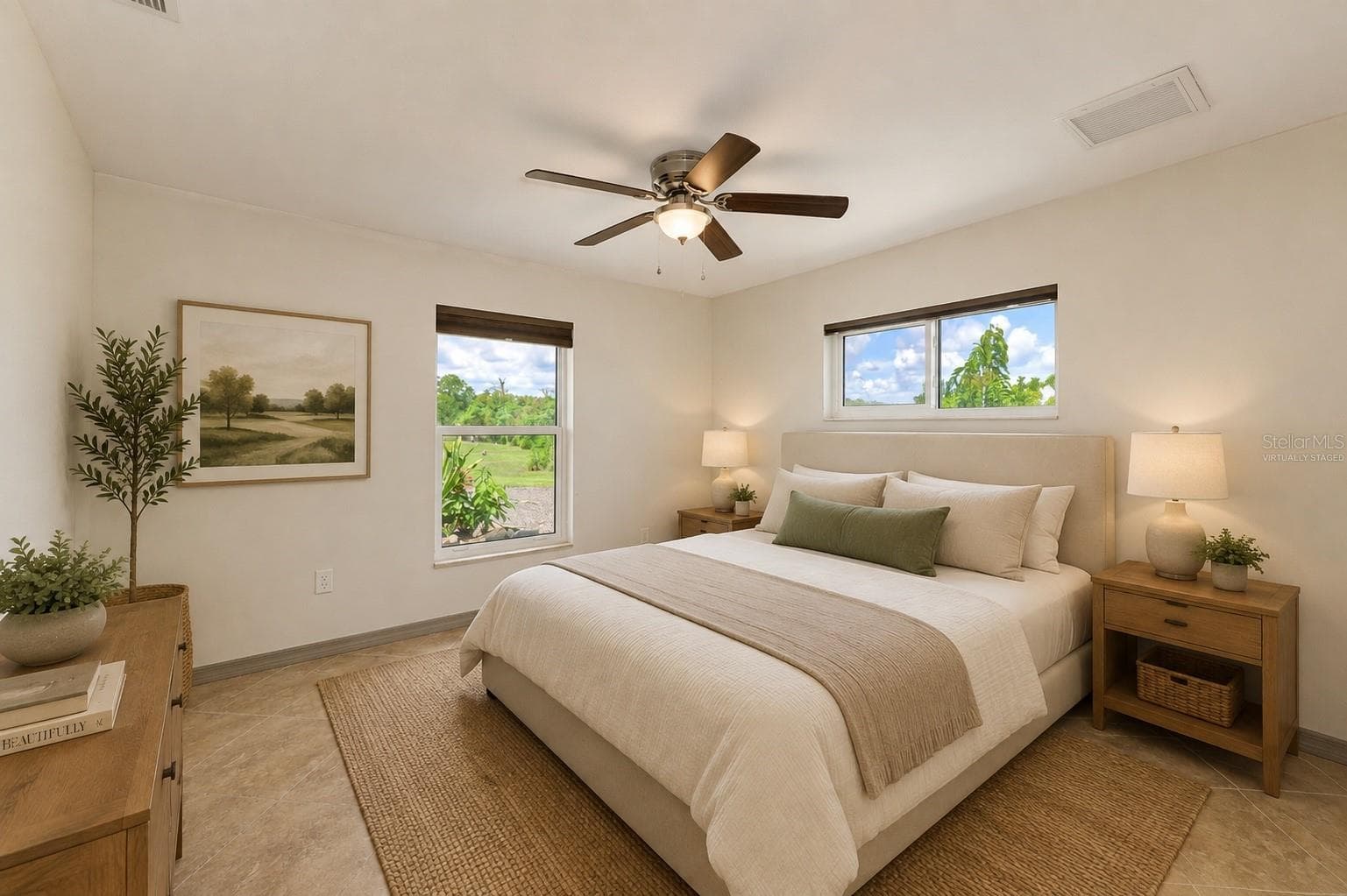 Virtually Staged Bedroom 2 - 7635 WAUCHULA RD, MYAKKA CITY