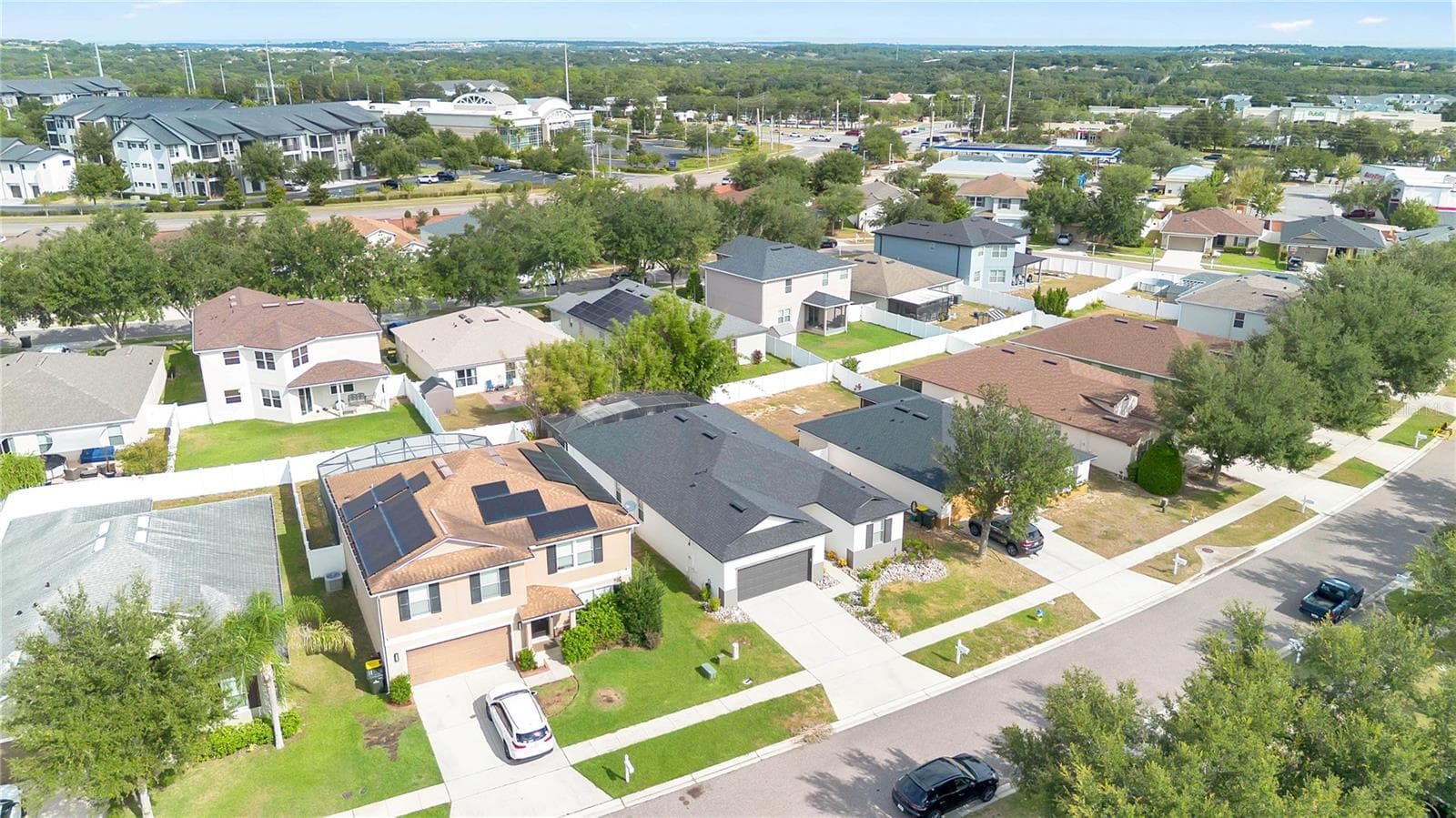Aerial View of Street - 13547 PITANGA ST, CLERMONT