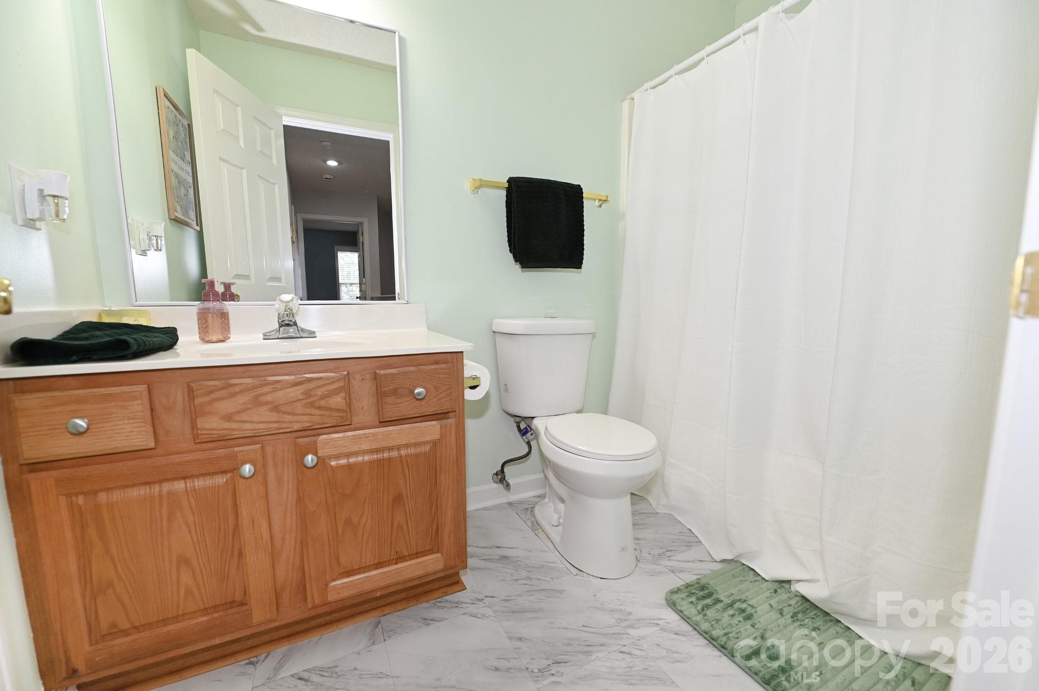 Hall bathroom on upper level - 236 17th Avenue SE, Hickory