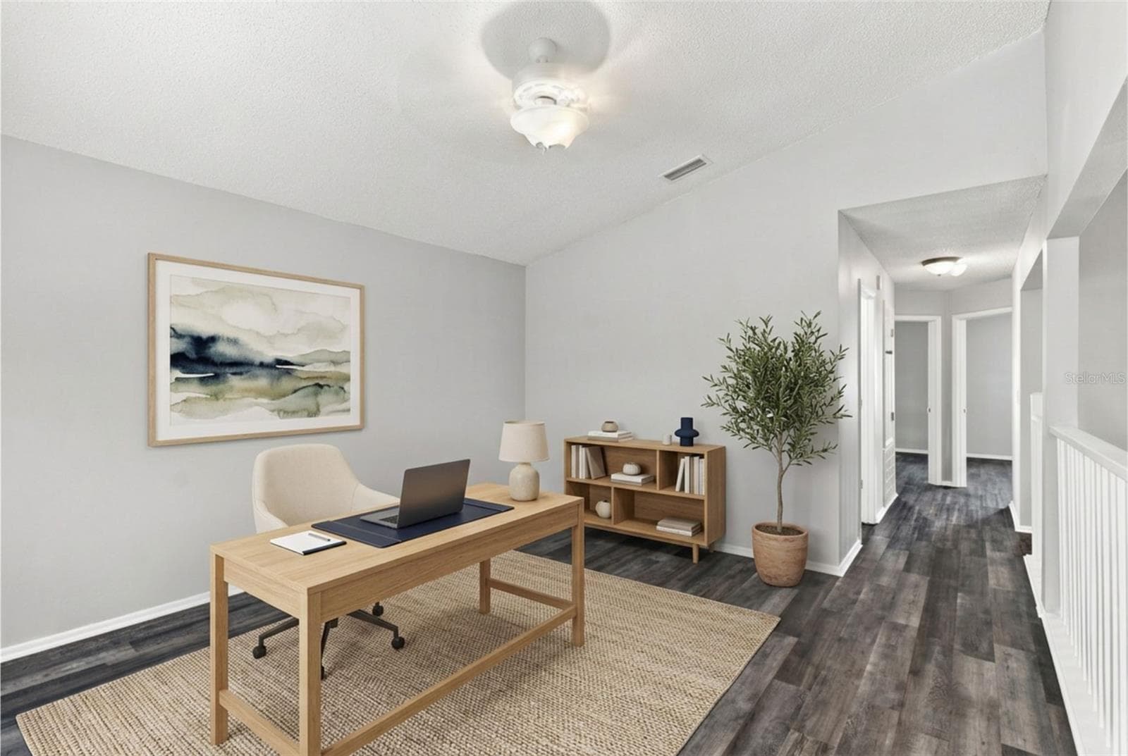 Virtual Staged Loft as Office - 13417 BEECHBERRY DR, RIVERVIEW