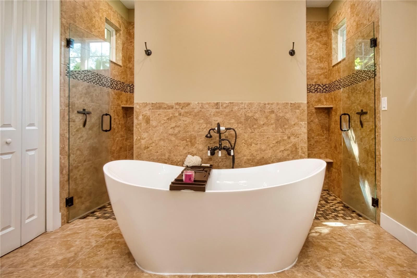 view of the walk through shower - 1605 BUTCH CASSIDY TRL, WIMAUMA