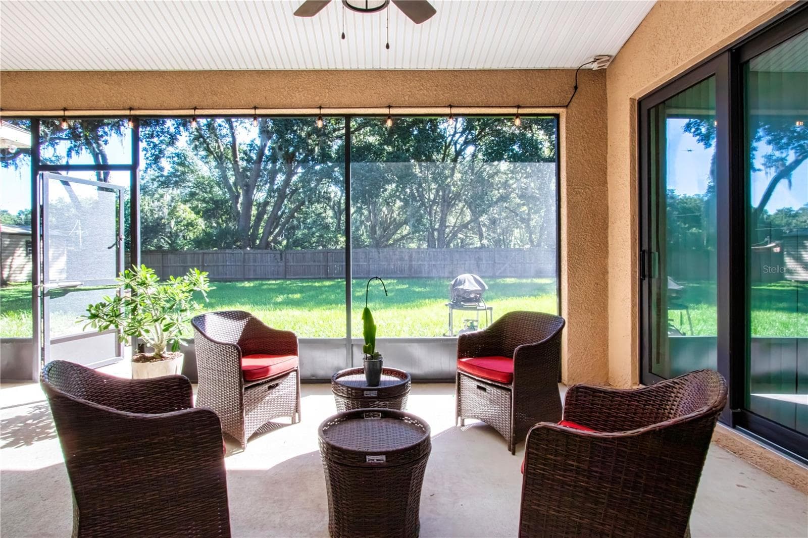 Back screened in lanai - 1605 BUTCH CASSIDY TRL, WIMAUMA
