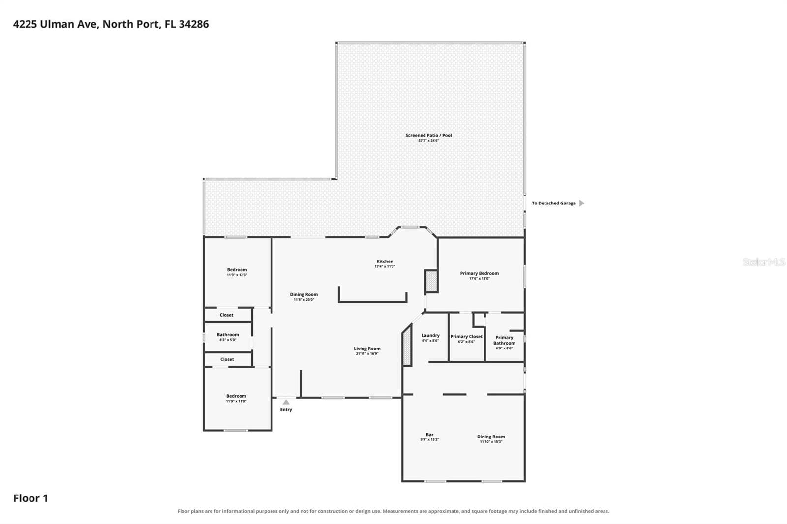 Single Family Residence at 4225 ULMAN AVE, NORTH PORT, photo 50 of 59