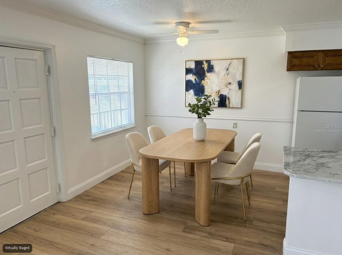 Virtually Staged Dining Room - 2873 S OSCEOLA AVE #A5, ORLANDO