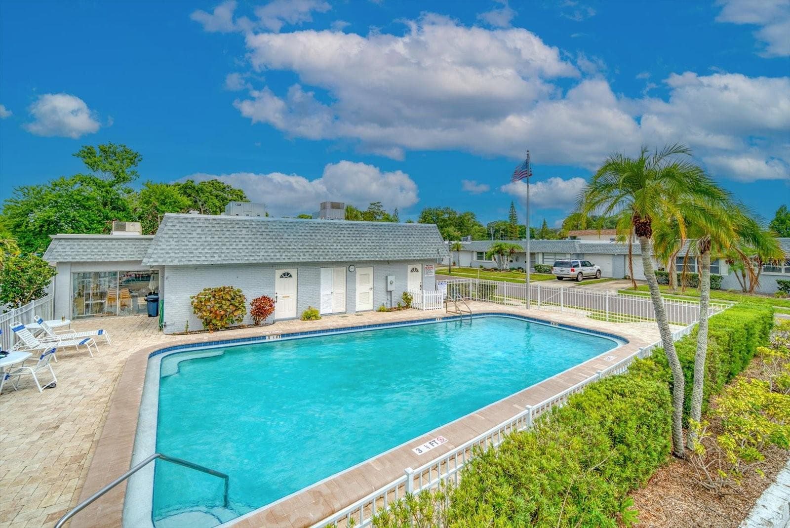 Community Pool.  Located just steps from the front door of this villa. - 403 MINDY DR #403, LARGO