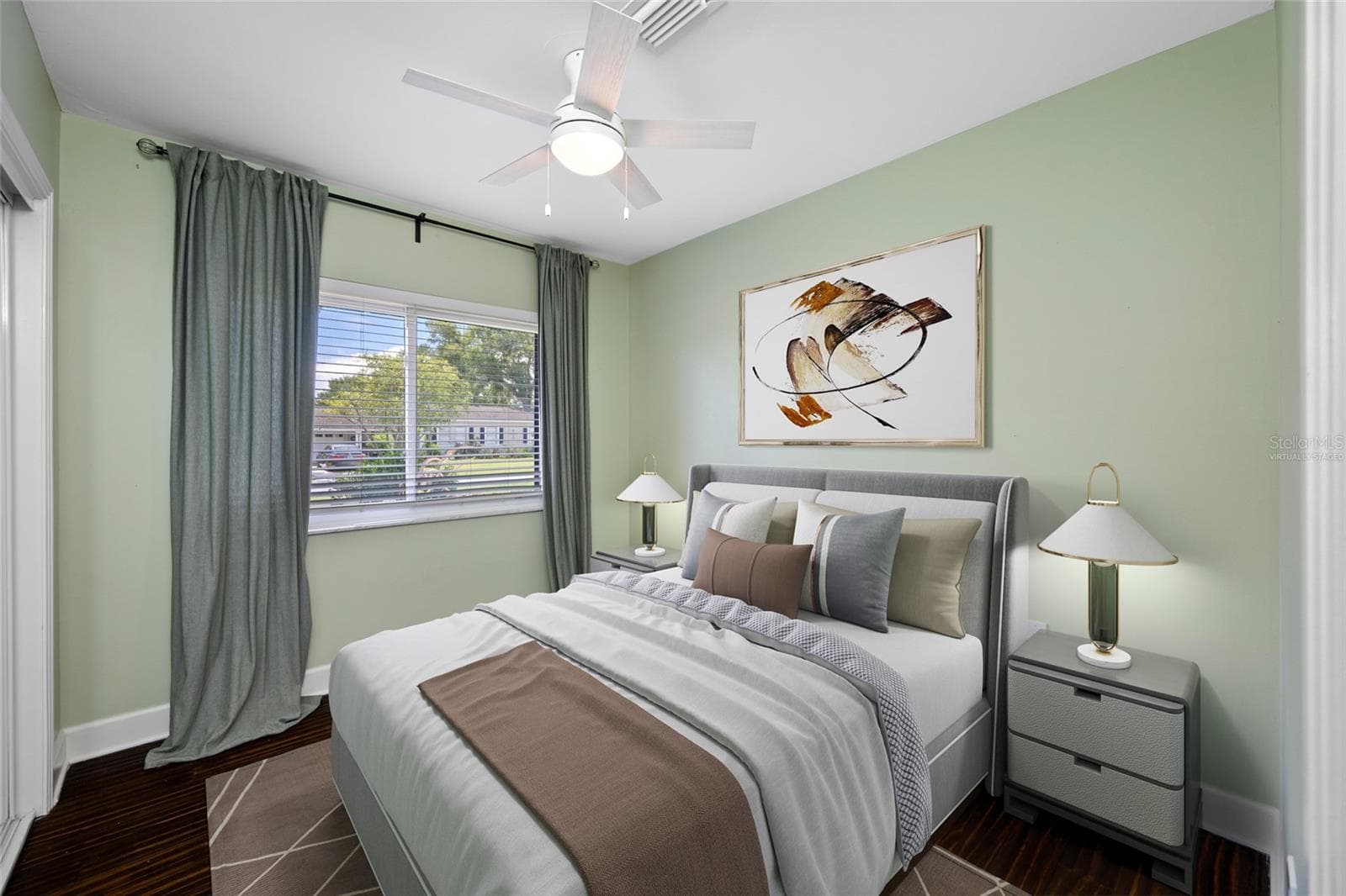 bedroom 2-virtually staged - 2121 W FARWELL DR, TAMPA