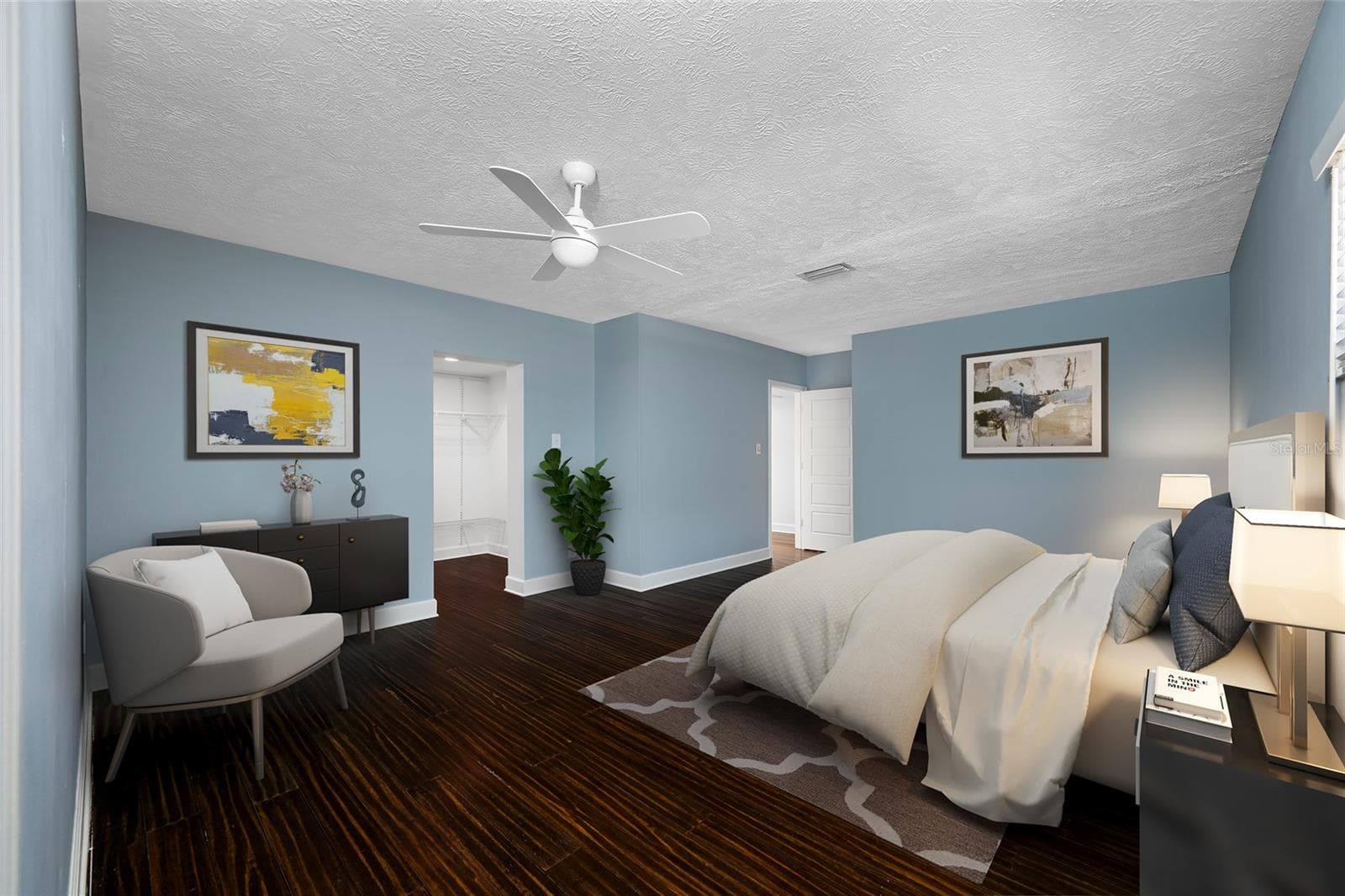 Primary bedroom - 2121 W FARWELL DR, TAMPA