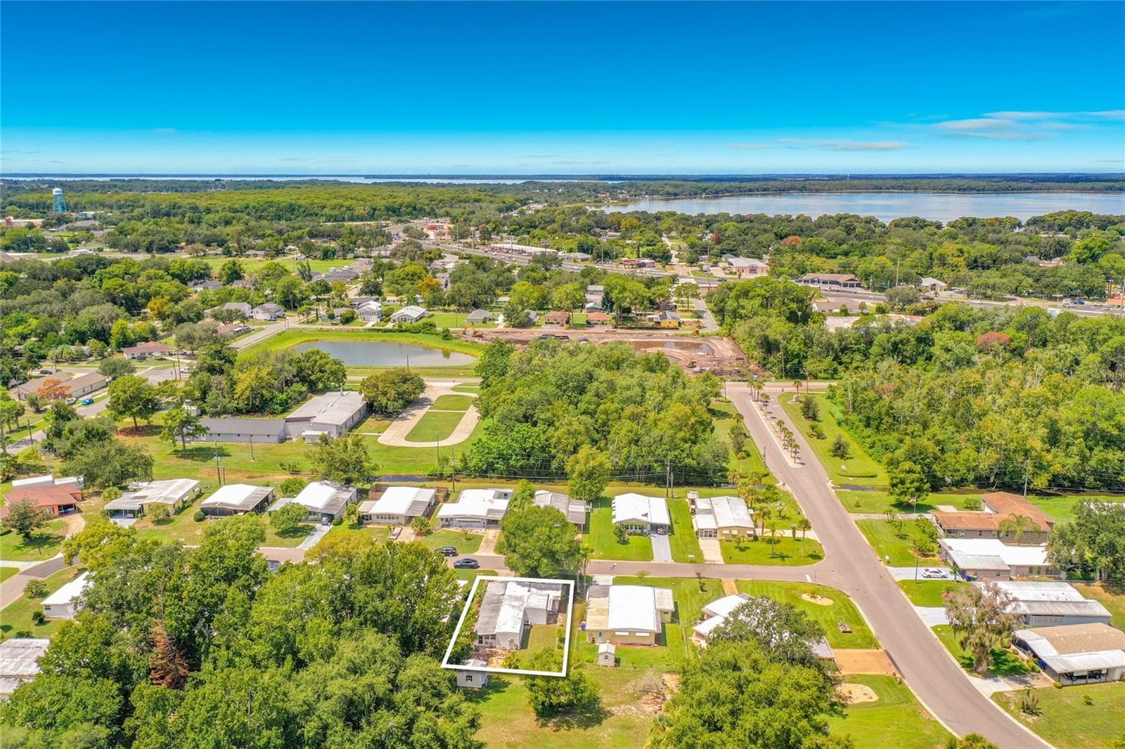 Aerial of Property Lines - 1157 CAPELLA DR, TAVARES