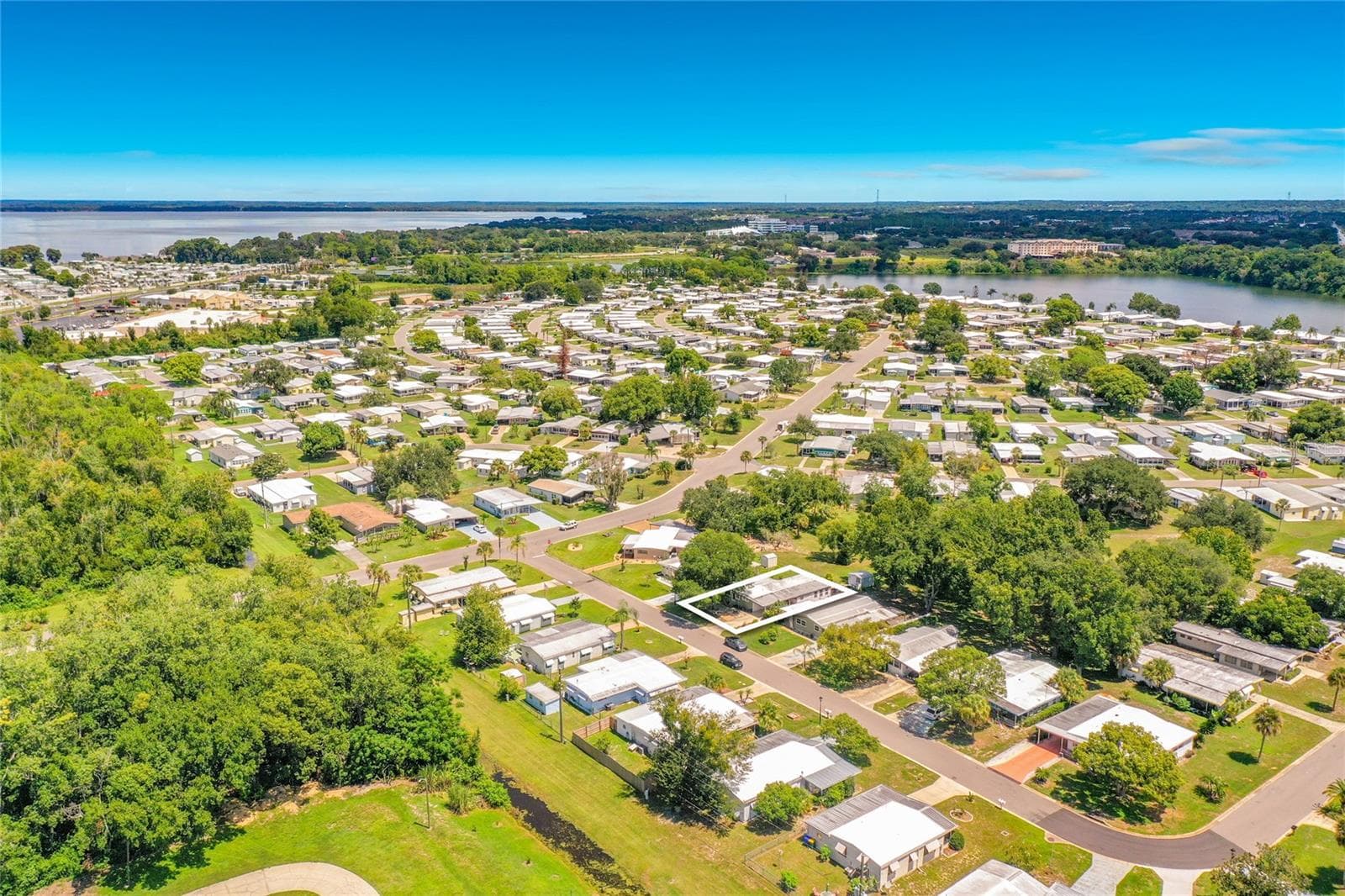 Aerial of Property Lines - 1157 CAPELLA DR, TAVARES