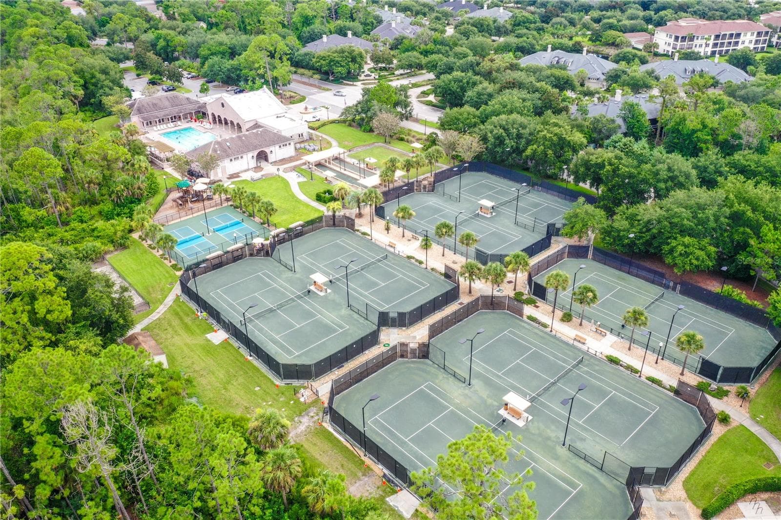 Clay tennis courts and pickleball - 82 LAGARE ST, PALM COAST